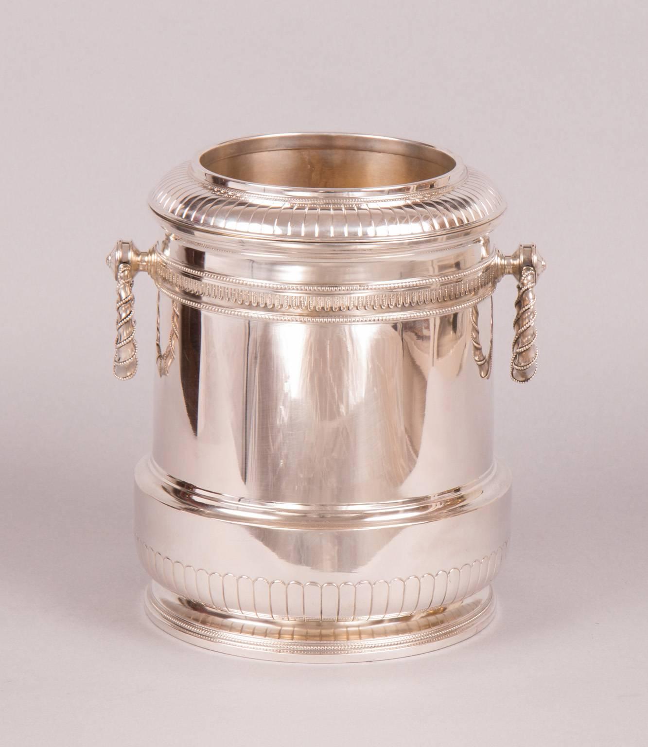 Late 19th Century Champagne bucket from archducal property, Gebrüder Frank, Vienna circa 1890 For Sale