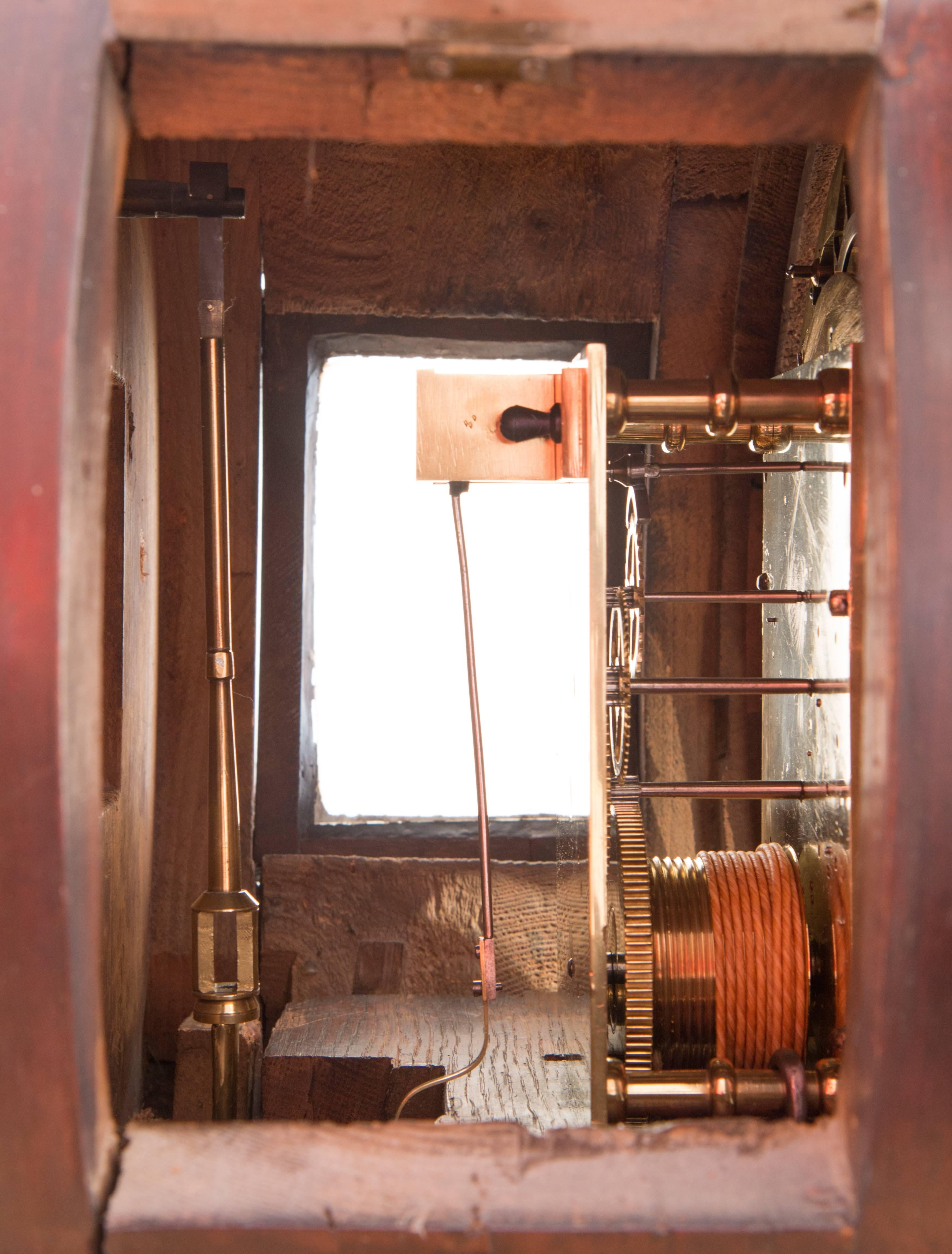 Classicistical Longcase Clock by Seiffner, Budapest, circa 1795 For Sale 1