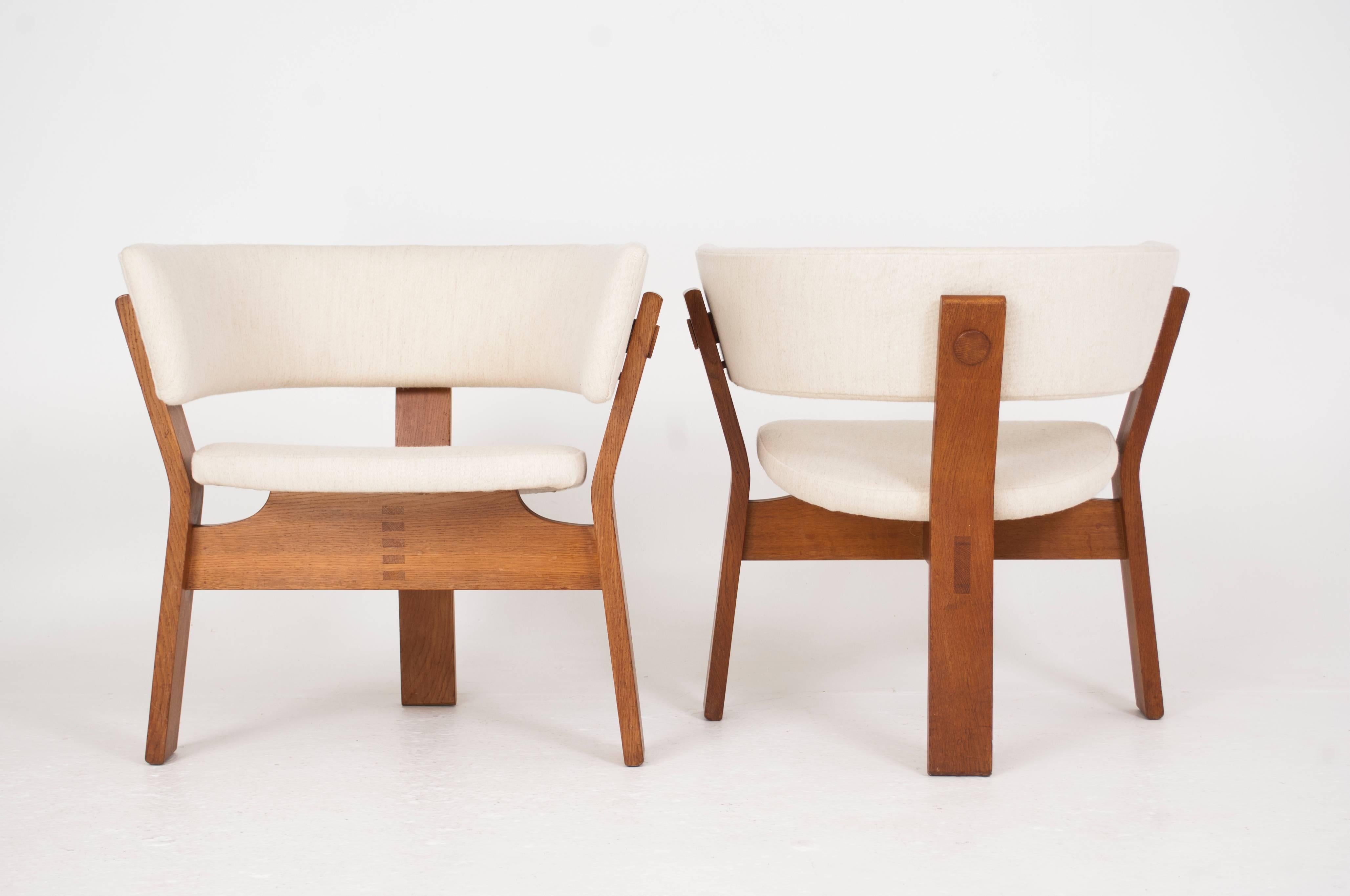 Steen Ostergaard, Pair of Lounge Chairs In Excellent Condition For Sale In Copenhagen, DK