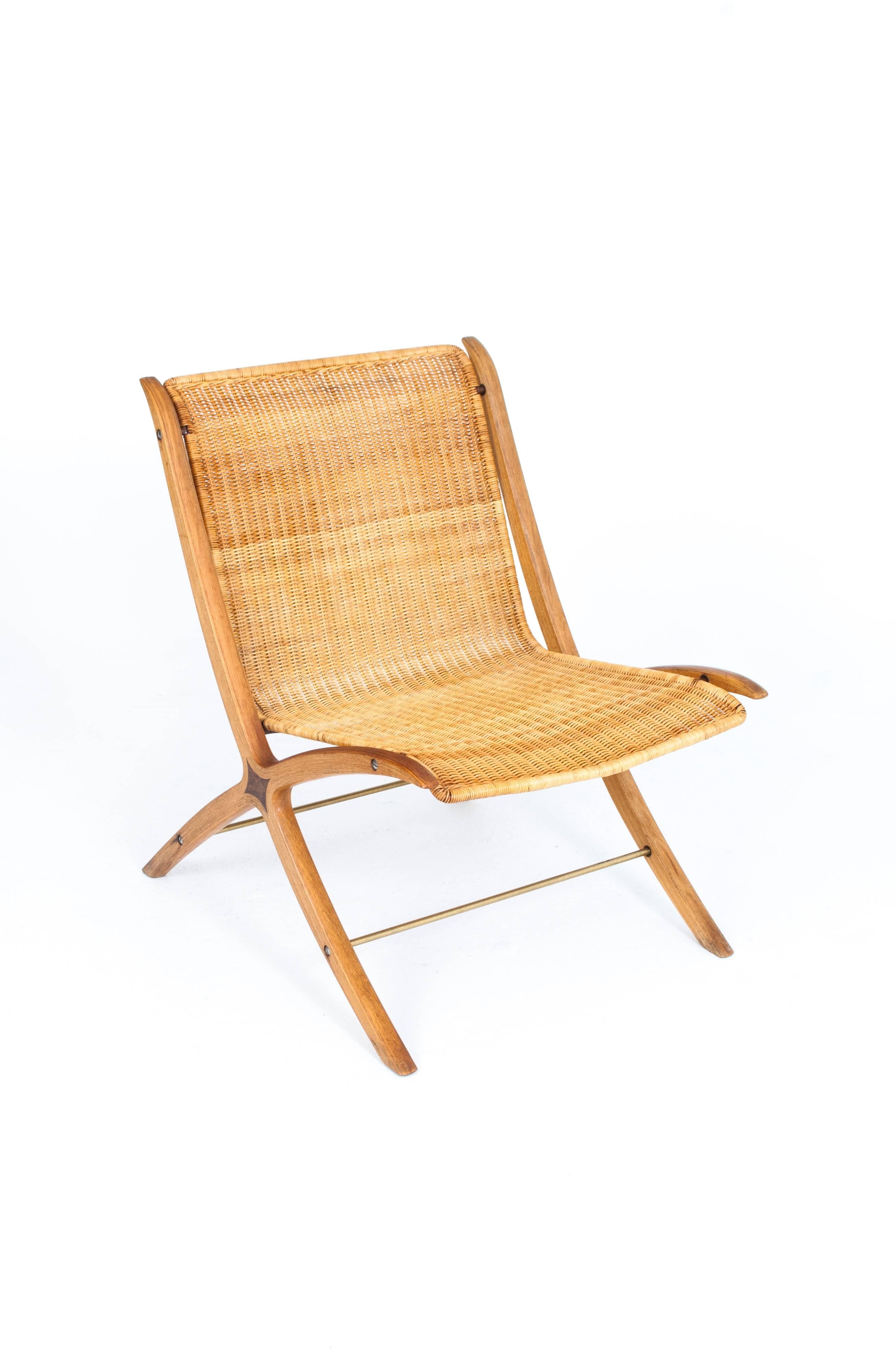 Scandinavian Modern X-Chair by Hvidt and Mølgaard For Sale