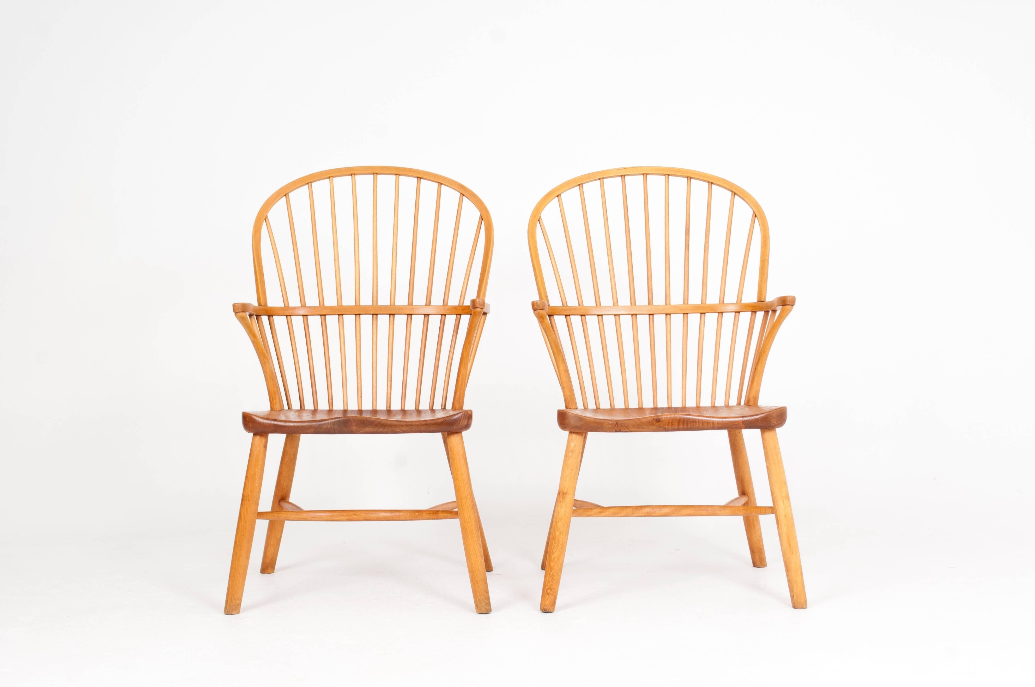 Danish Palle Suenson Windsor Chairs For Sale