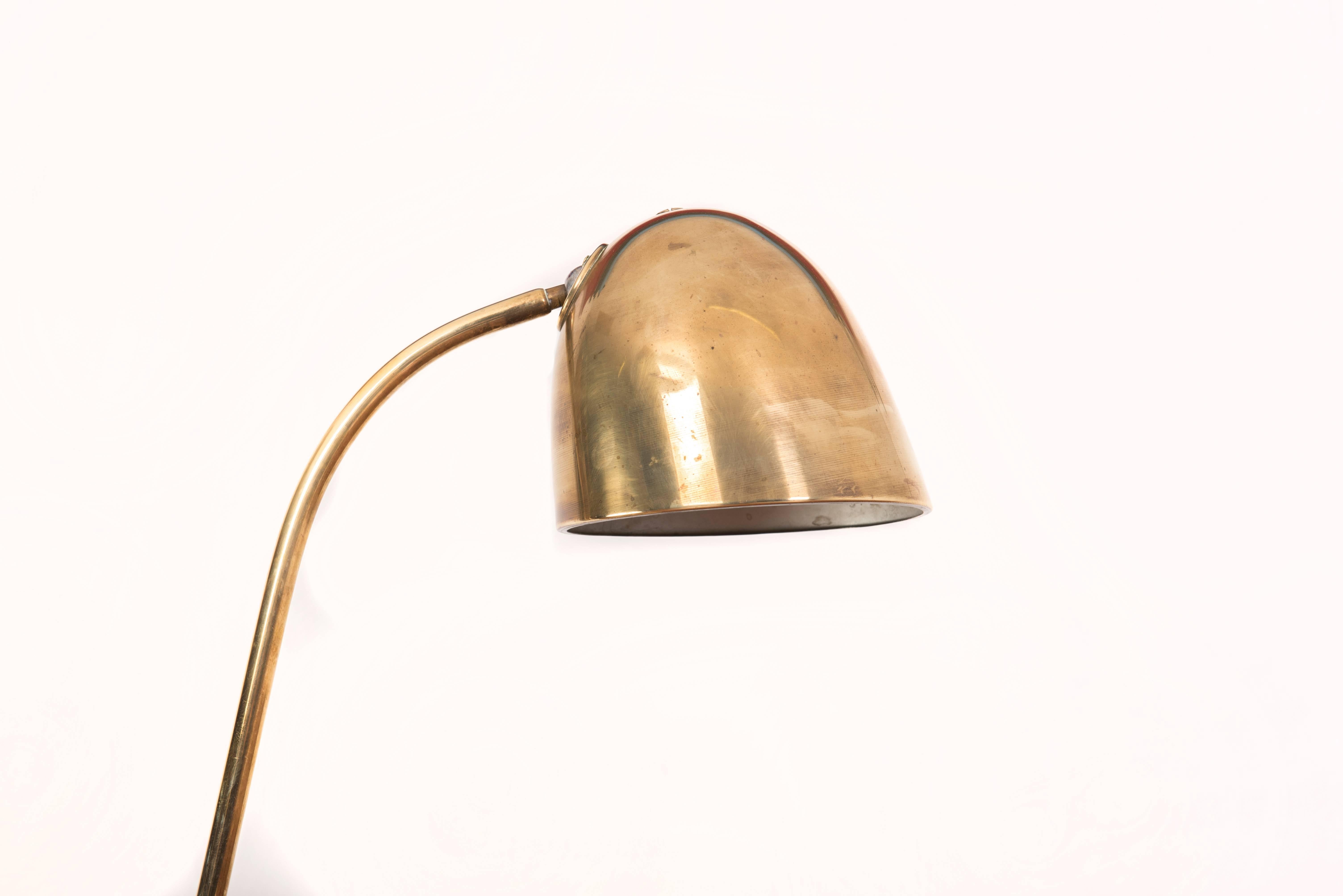 Vilhelm Lauritzen Brass Table Lamp For Sale 1