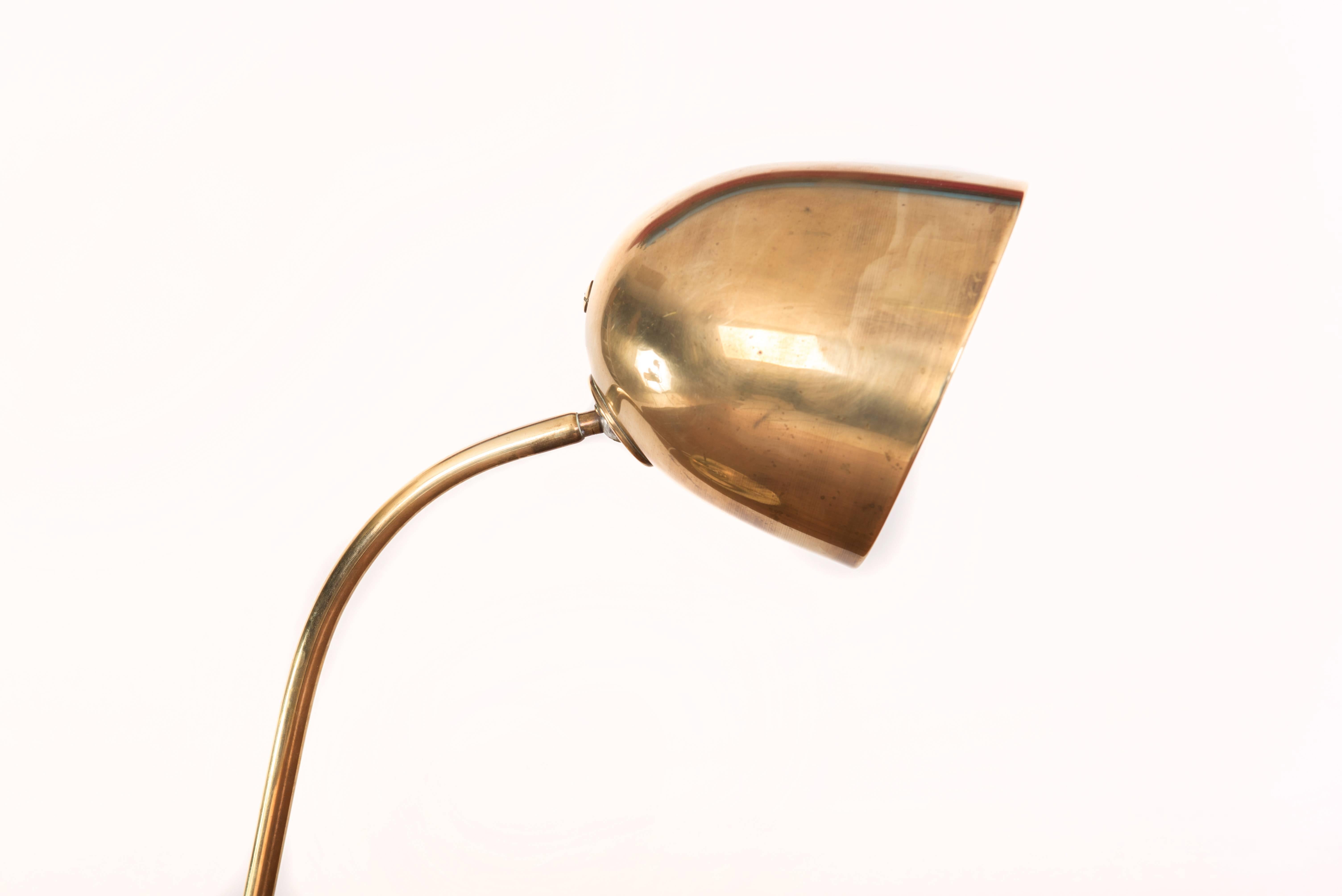 Vilhelm Lauritzen Brass Table Lamp For Sale 2