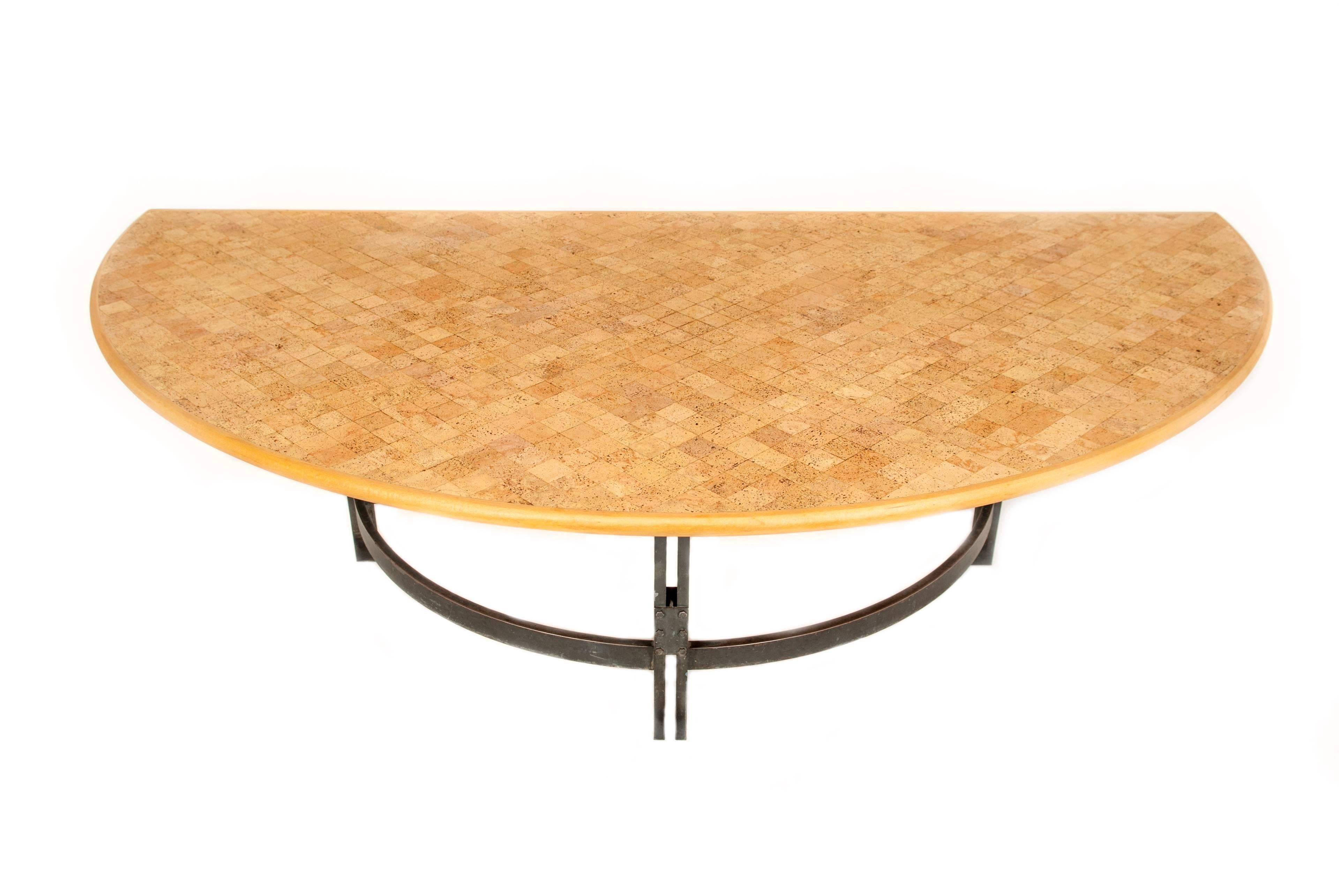 Poul Kjærholm Unique Semi-Circular Table In Excellent Condition In Copenhagen, DK