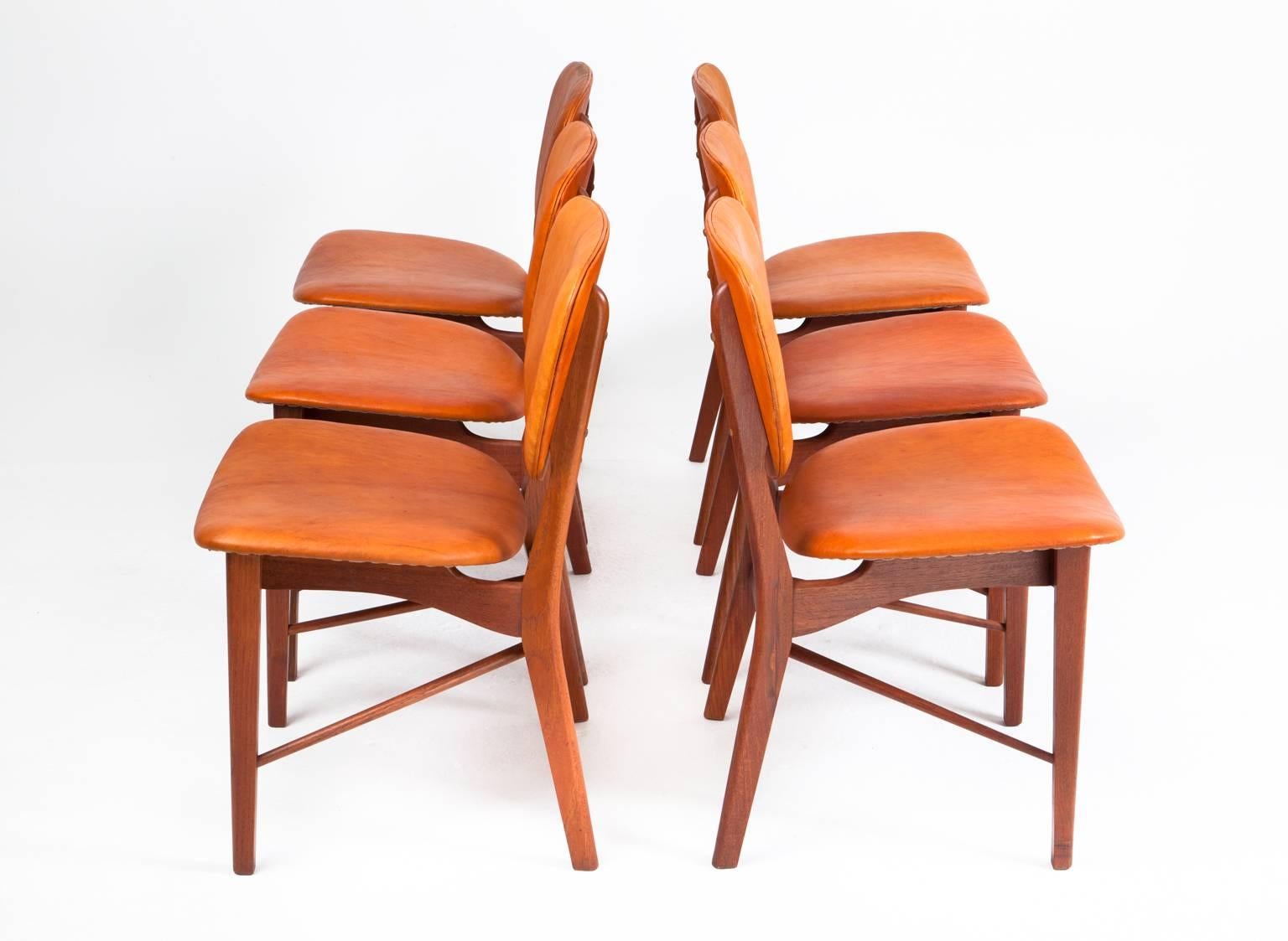 Danish P. Vodder Set of Six Chairs