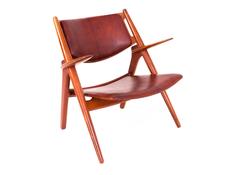 Hans Wegner Sawbuck Easy Chair