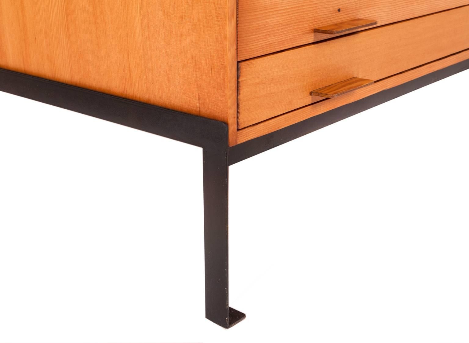 Rare Poul Kjærholm Flat File Cabinet by Rud Rasmussen In Excellent Condition For Sale In Copenhagen, DK