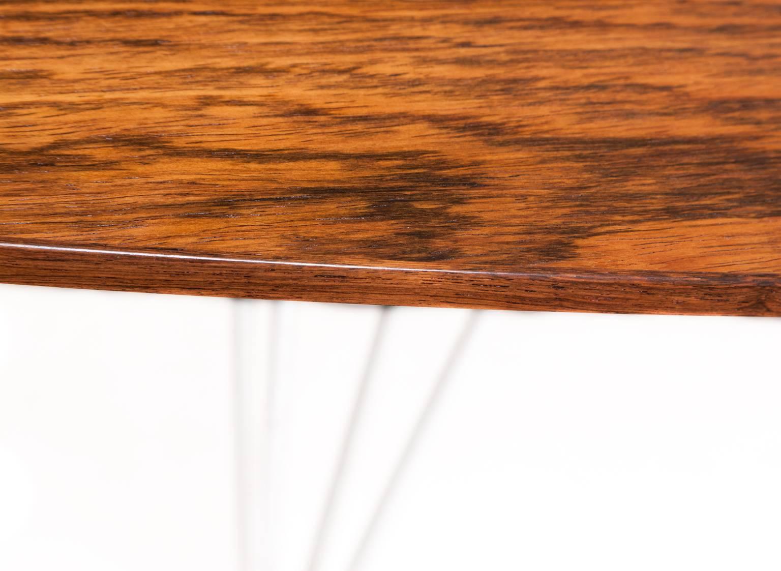 Bruno Mathsson & Piet Hein Large Dining or Conference Rosewood Table In Excellent Condition For Sale In Copenhagen, DK
