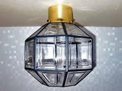Lampe mit Einbaubeleuchtung von Glashtte Limburg