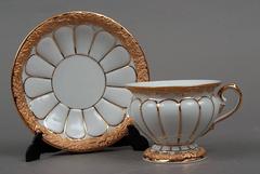 Meissen Cup with Golden Baroque Pattern