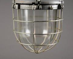 Vintage Large Factory Industrial Lamp