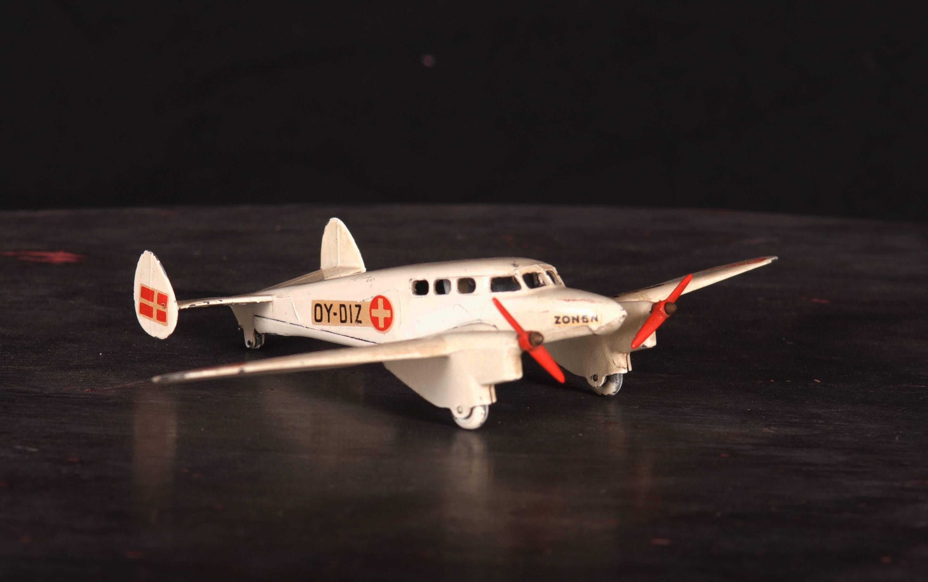Painted Tekno No.488 Twin Engine Hospital Plane Model For Sale