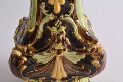 Magnifique vase en majolique Art Nouveau de Julius Dressler