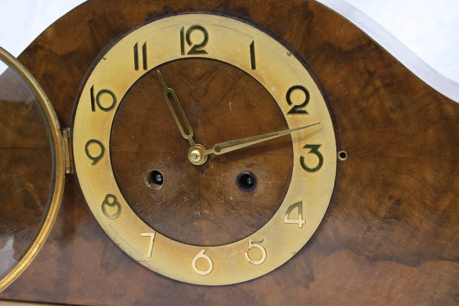 Art Deco Kienzle Superia Mantel Clock In Excellent Condition In Vienna, AT