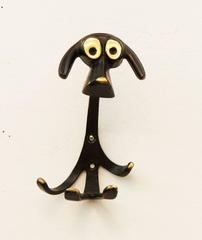 Dog Wall Hook by Walter Bosse