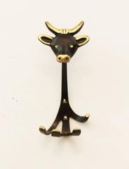 Cow Wall Hook by Walter Bosse