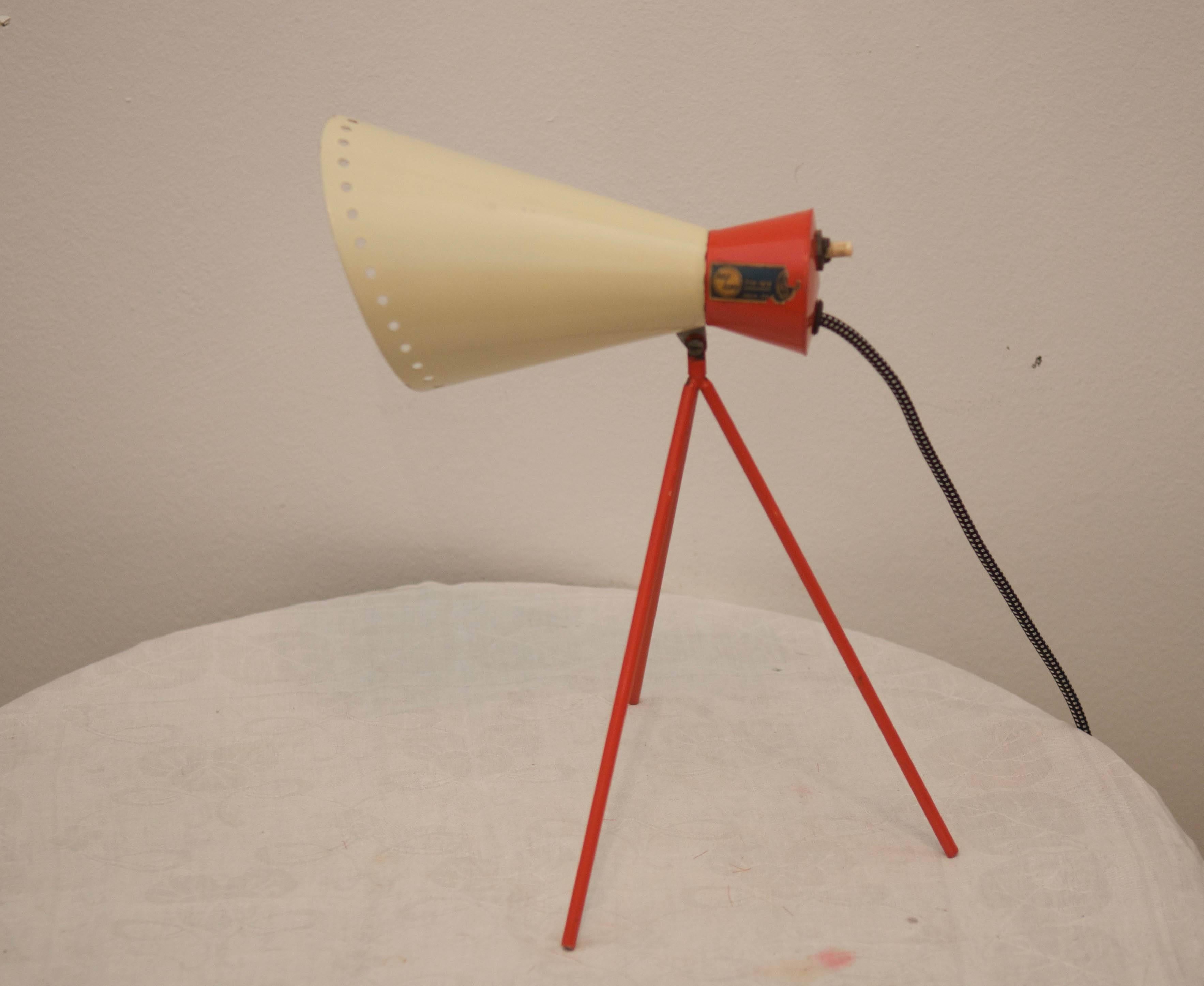 Mid-Century Table Lamp Model 1816 by Josef Hurka for Napako In Excellent Condition For Sale In Vienna, AT