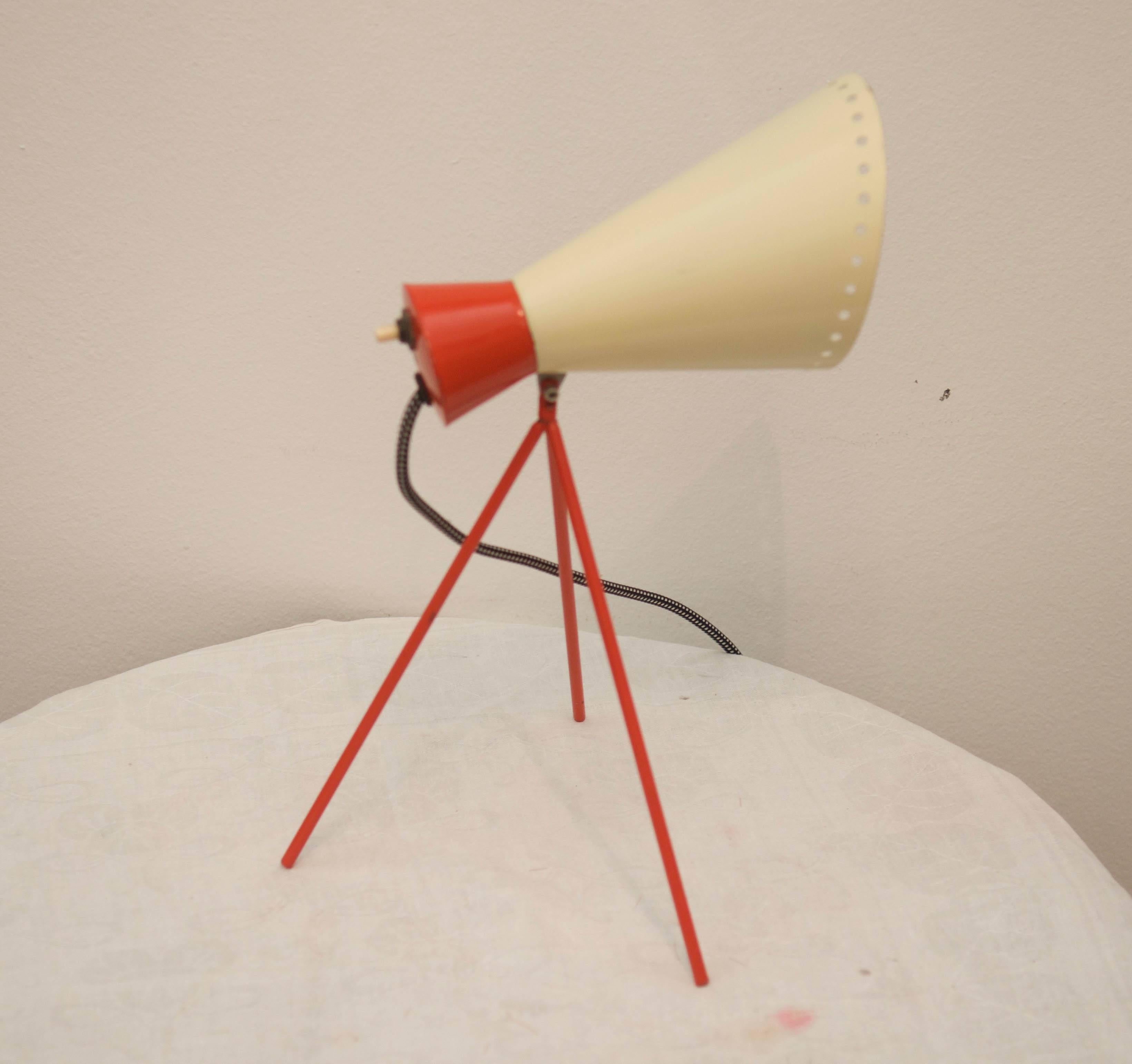 Mid-20th Century Mid-Century Table Lamp Model 1816 by Josef Hurka for Napako For Sale