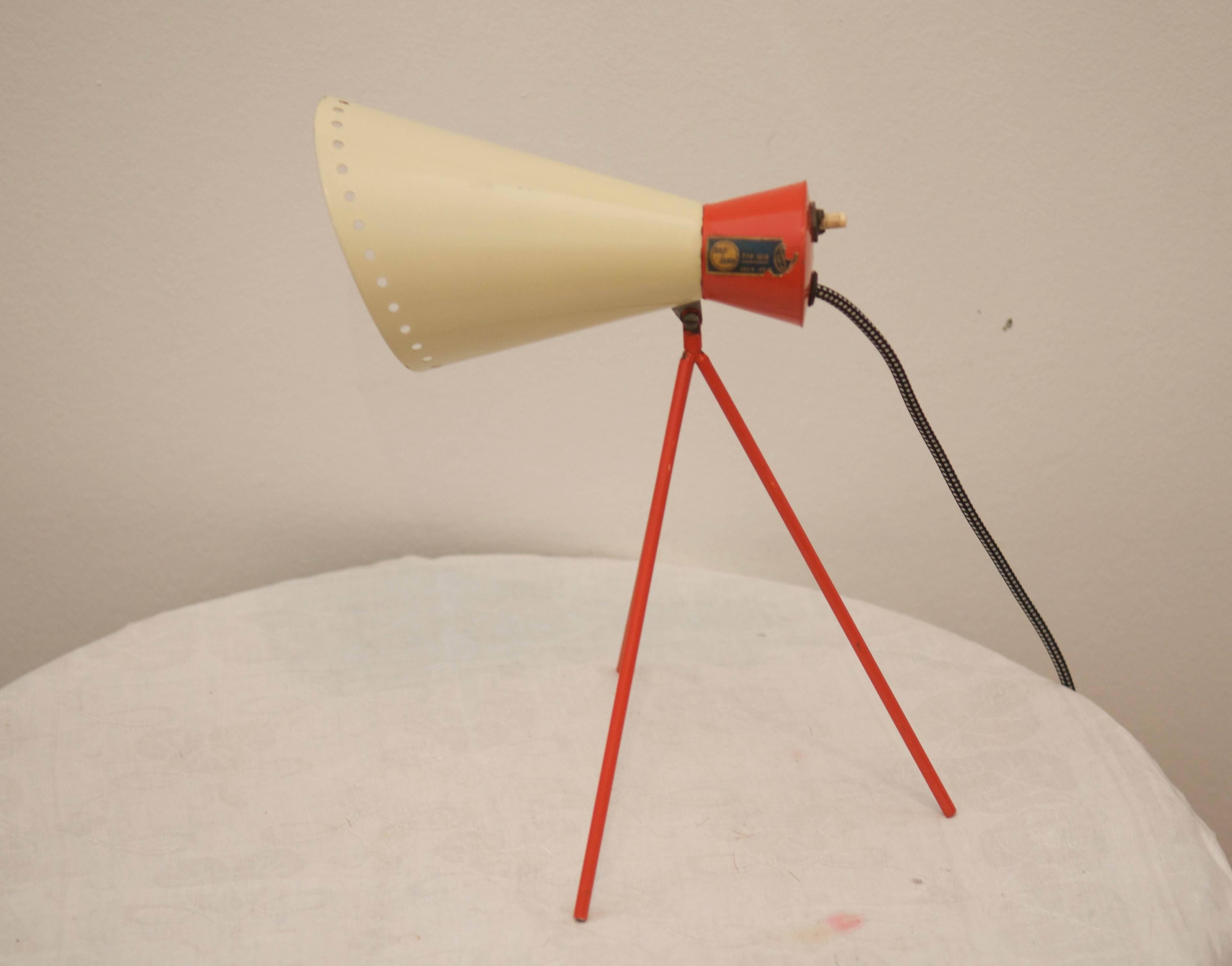 Mid-Century Table Lamp Model 1816 by Josef Hurka for Napako For Sale 1