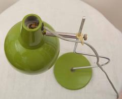 Mid-Century Green Table Lamp by Josef Hurka