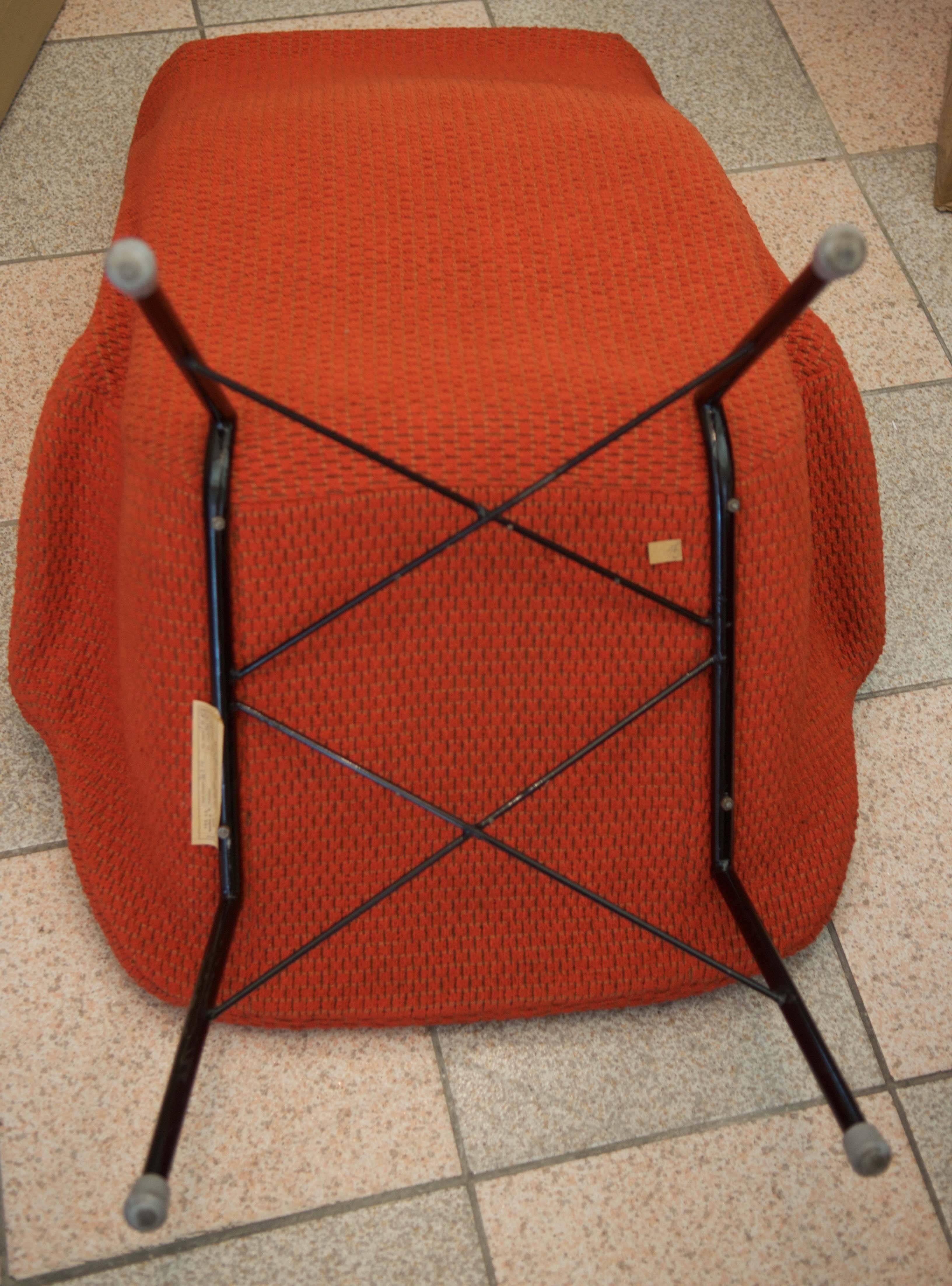 Czech Rare Wingback Chair by Miroslav Navratil