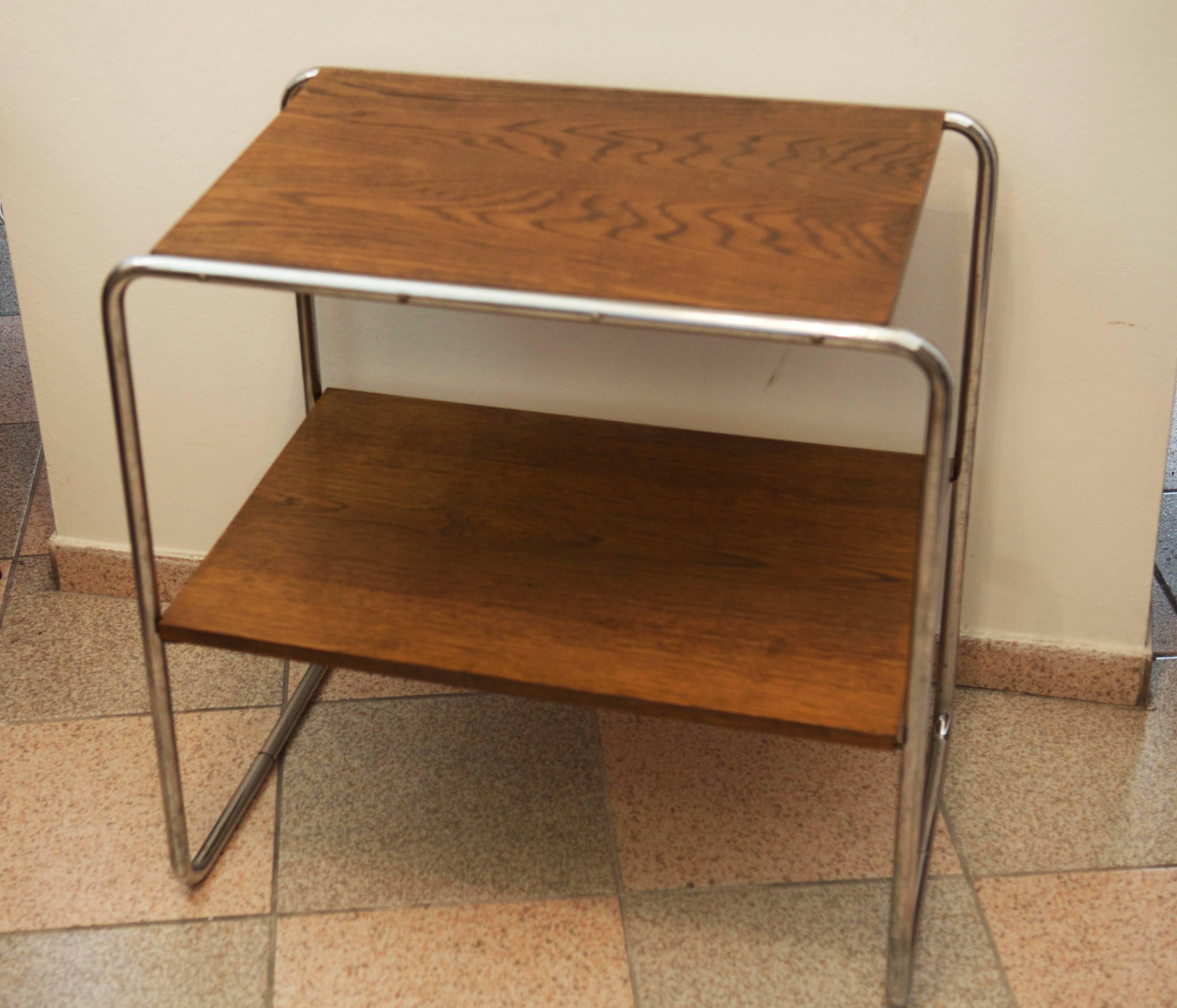 Mid-20th Century Bauhaus Side Table by Kovona