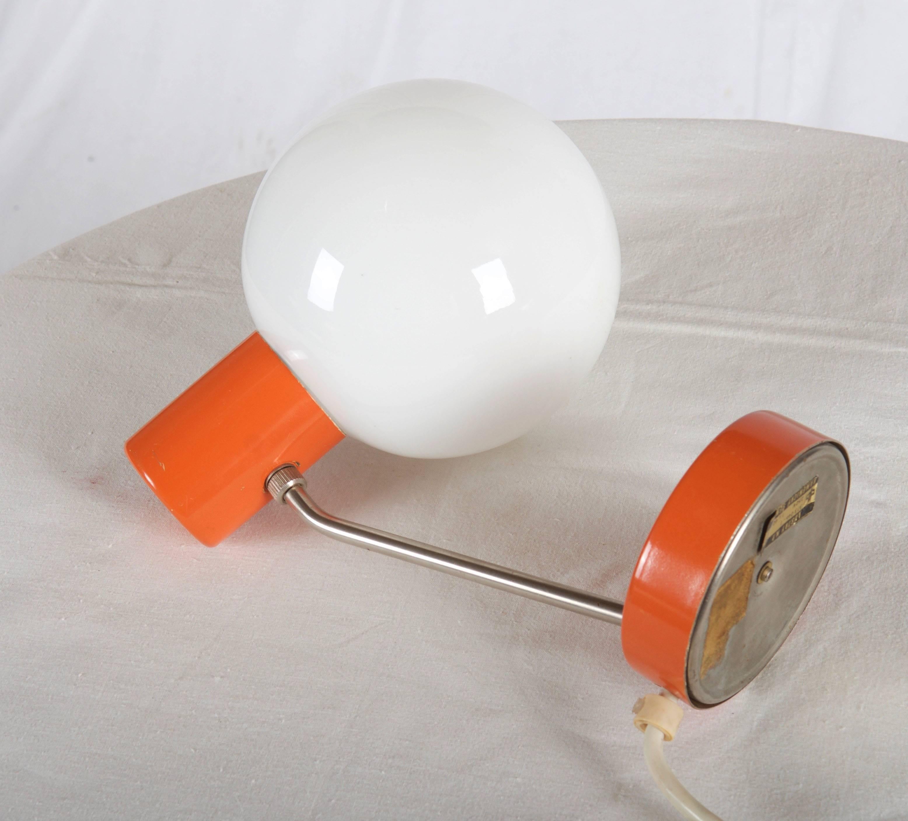 Painted Table Lamp from the 1960s