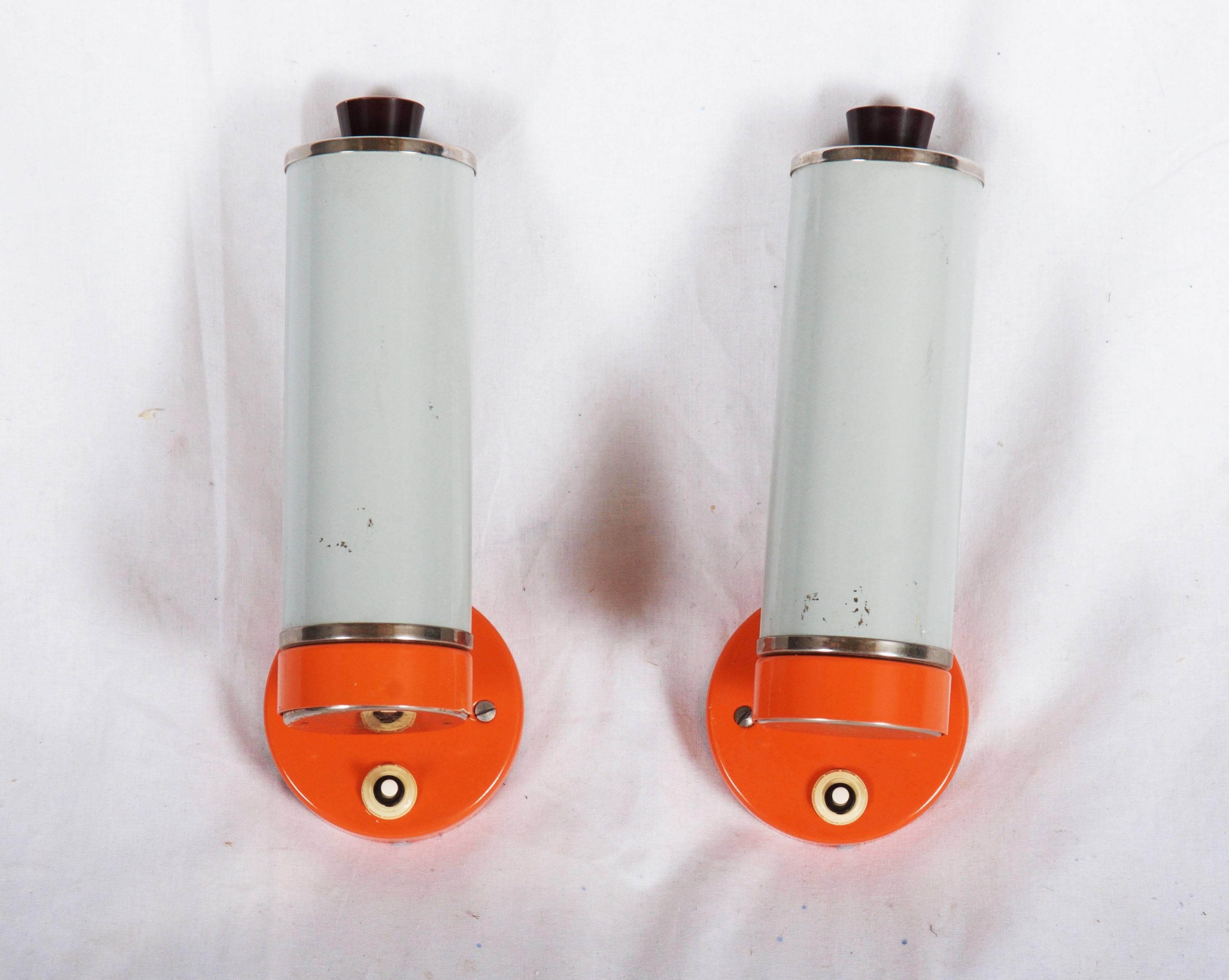 Pair of Wall Lamps, Sconces by from the 1960s In Excellent Condition For Sale In Vienna, AT
