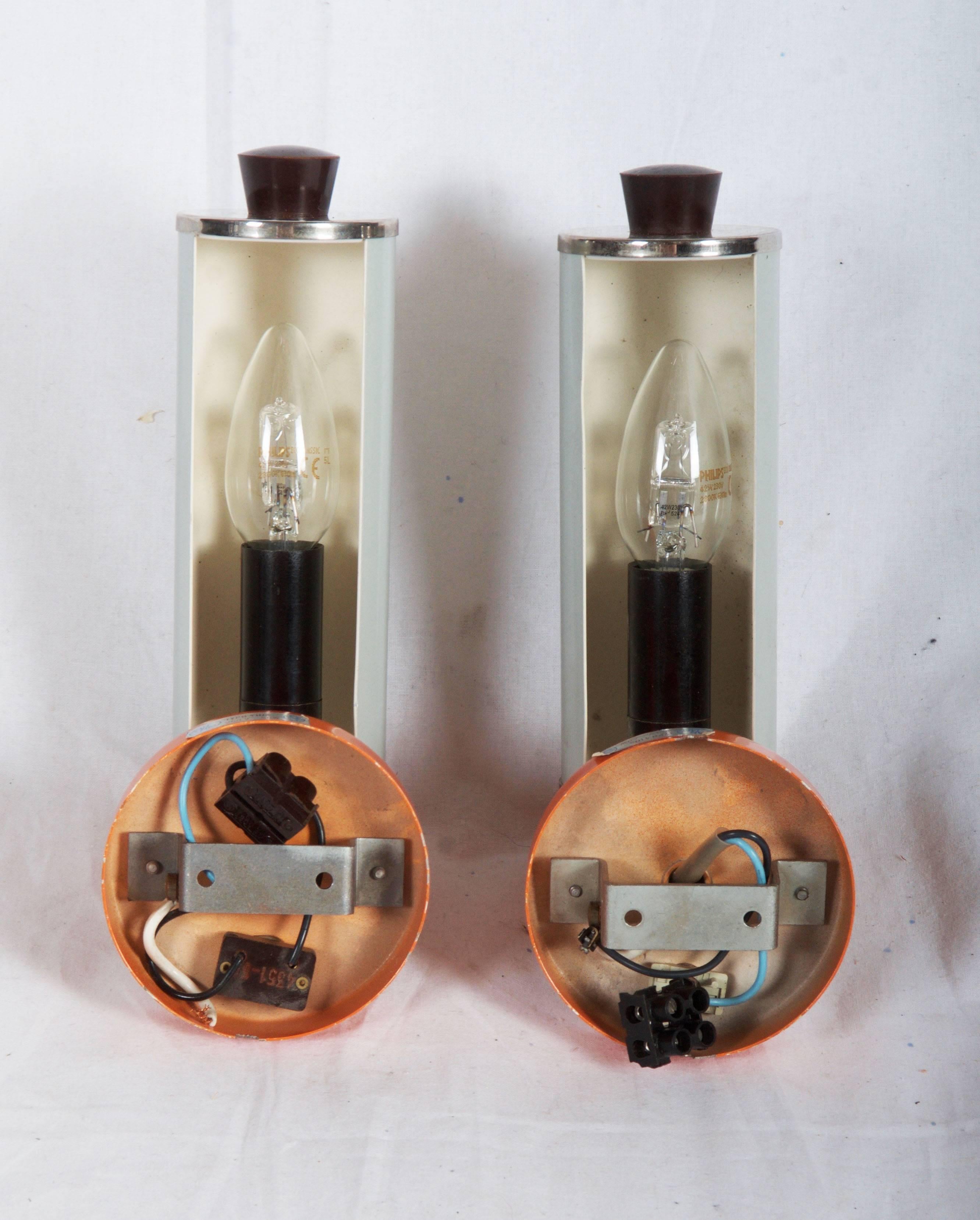 Pair of Wall Lamps, Sconces by from the 1960s For Sale 2