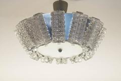 Flush Mount Mid-Century Chandelier by Austrolux