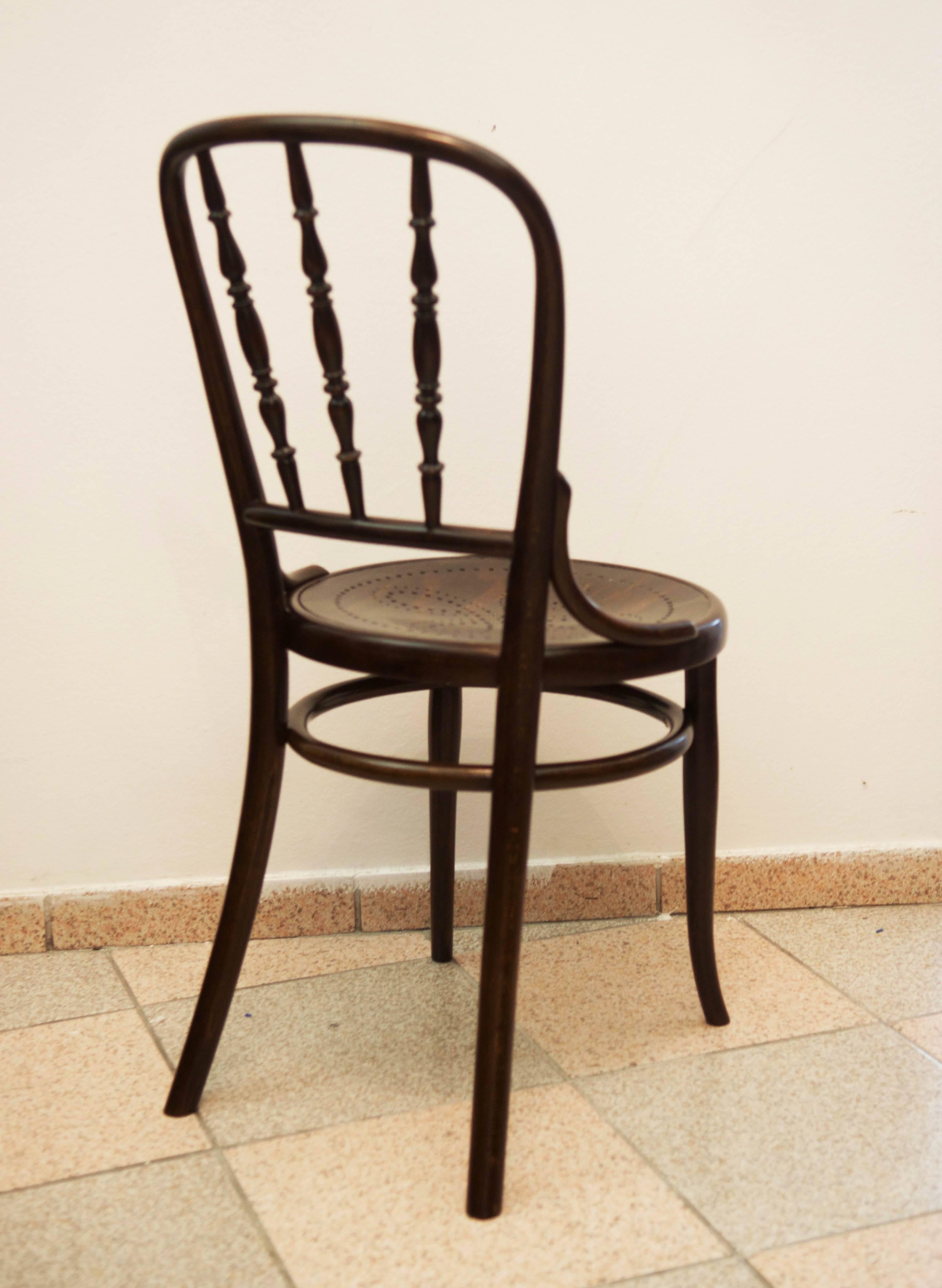 Secessione di Vienna Sedia da pranzo o laterale Rage Thonet n. 85 in vendita