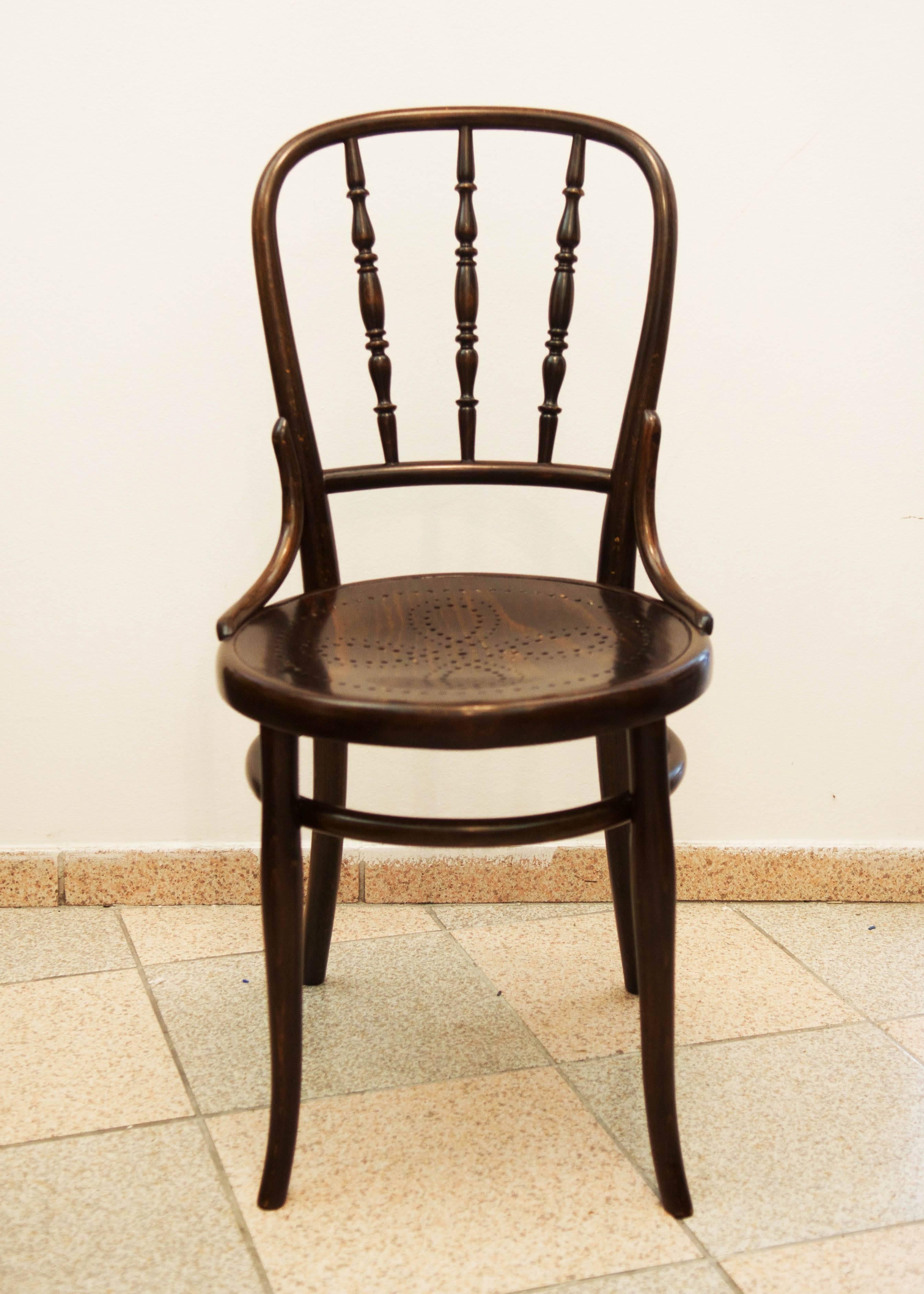 Austriaco Sedia da pranzo o laterale Rage Thonet n. 85 in vendita