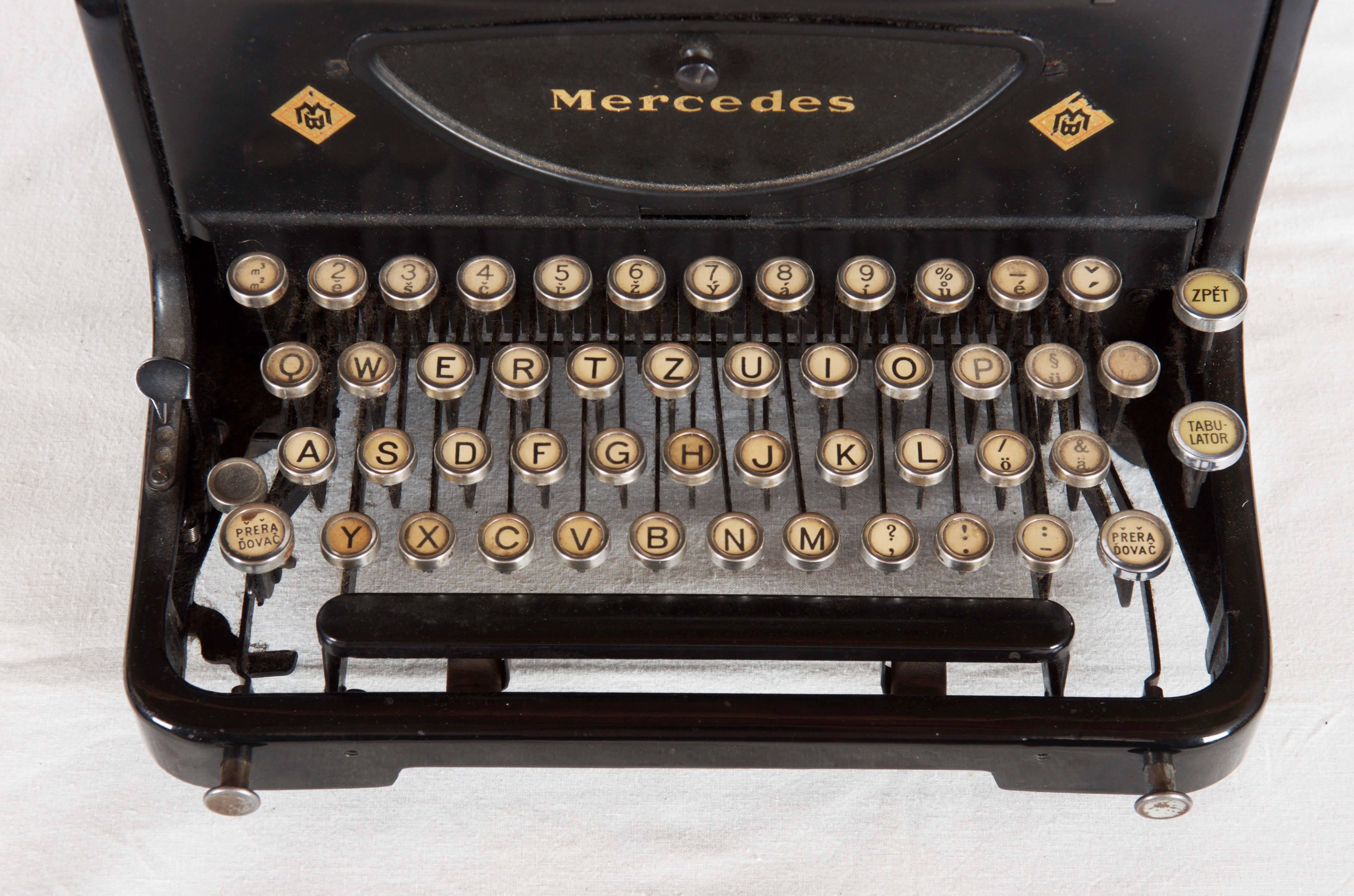 mercedes typewriter price