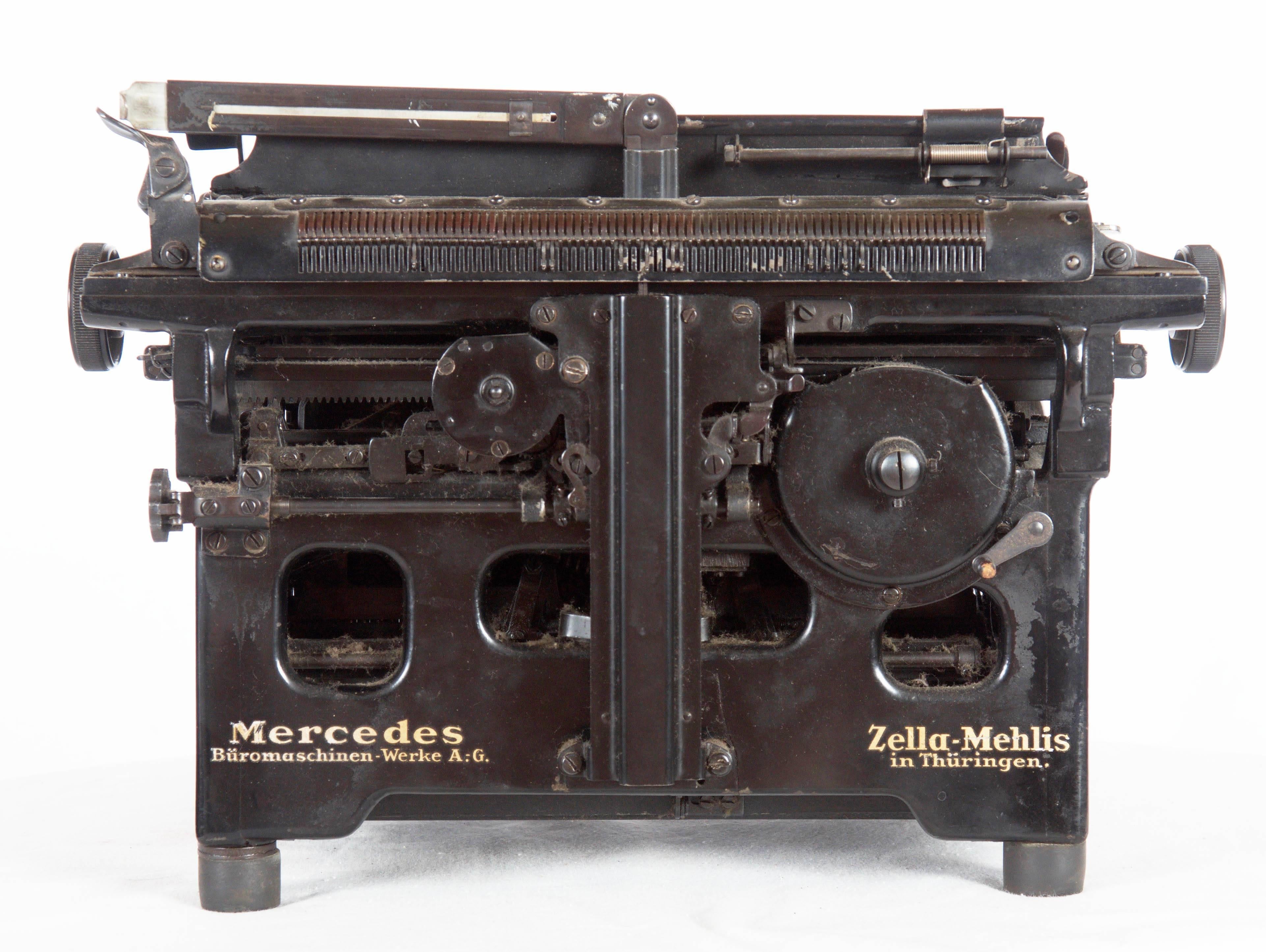 mercedes typewriter history