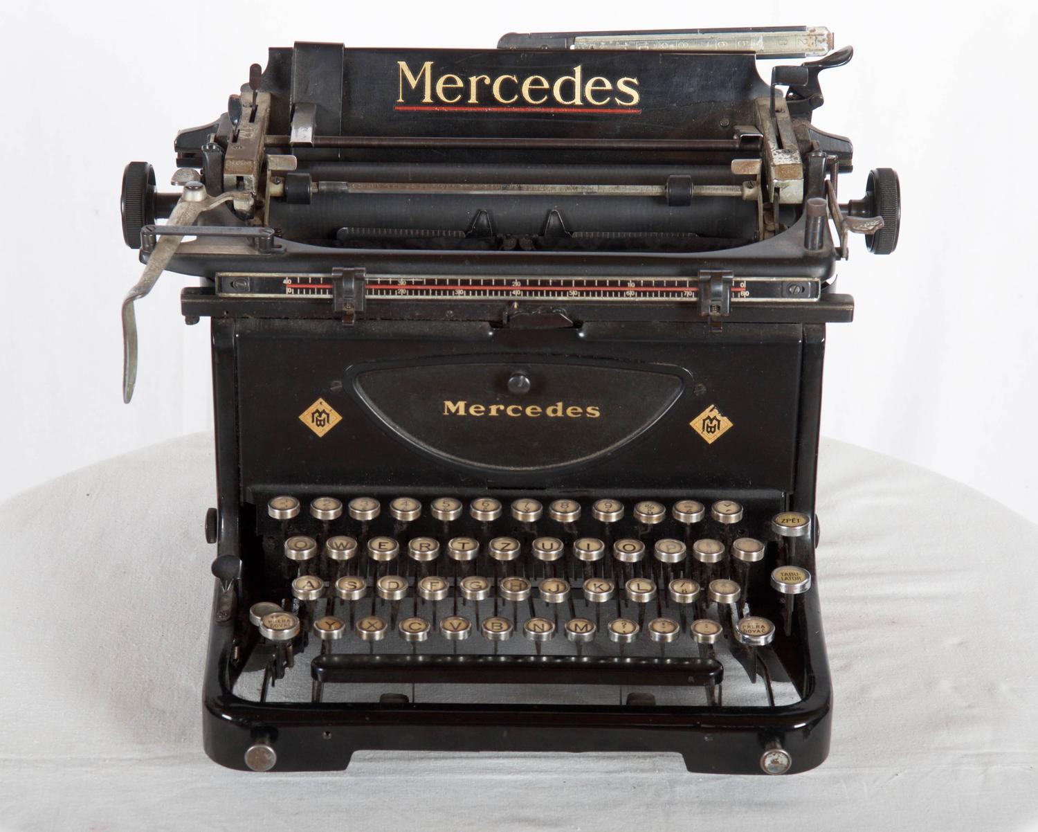 Rare Mercedes Typewriter at 1stdibs