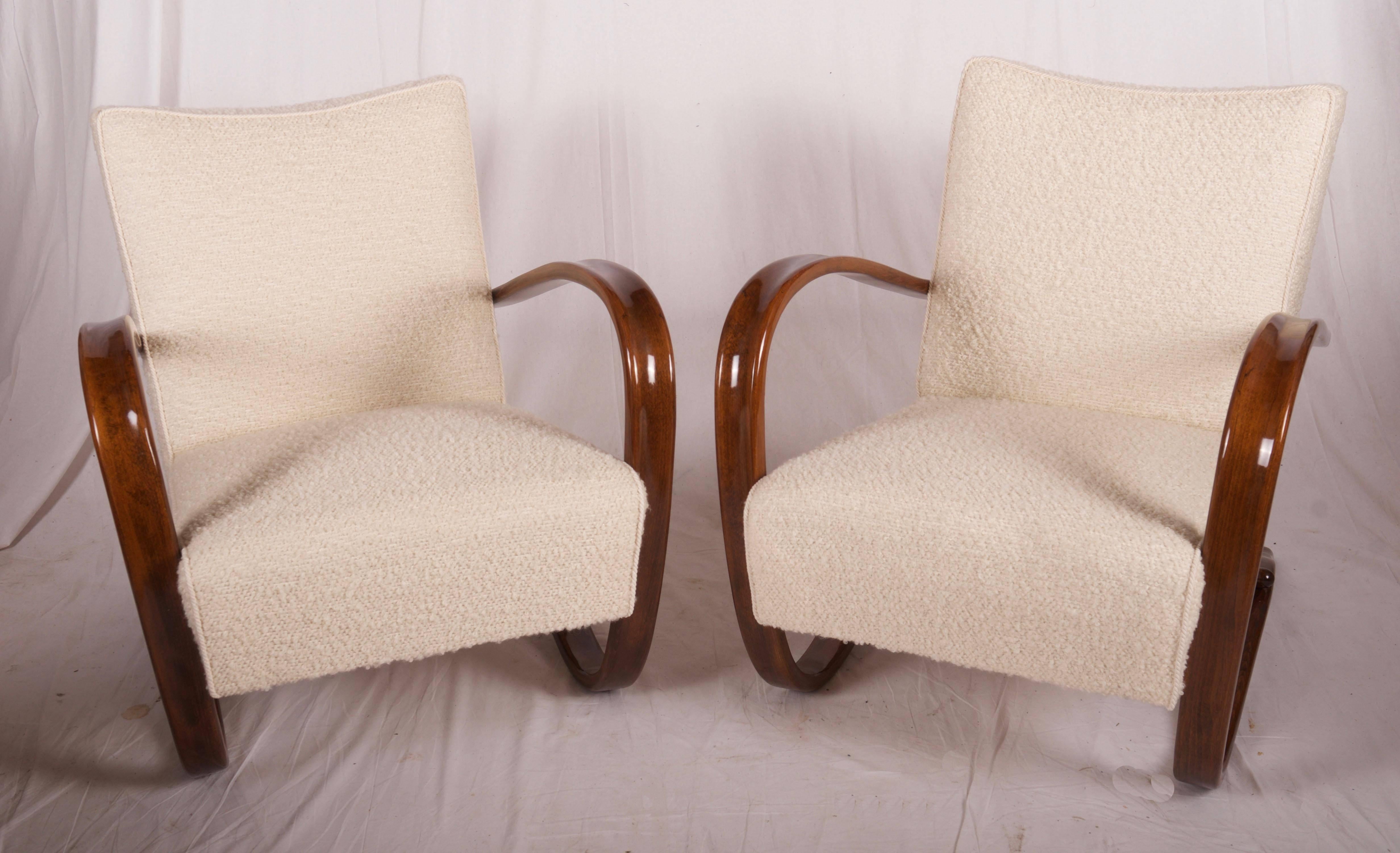 Art Deco Thonet H269 Armchair by Jindrich Halabala 2