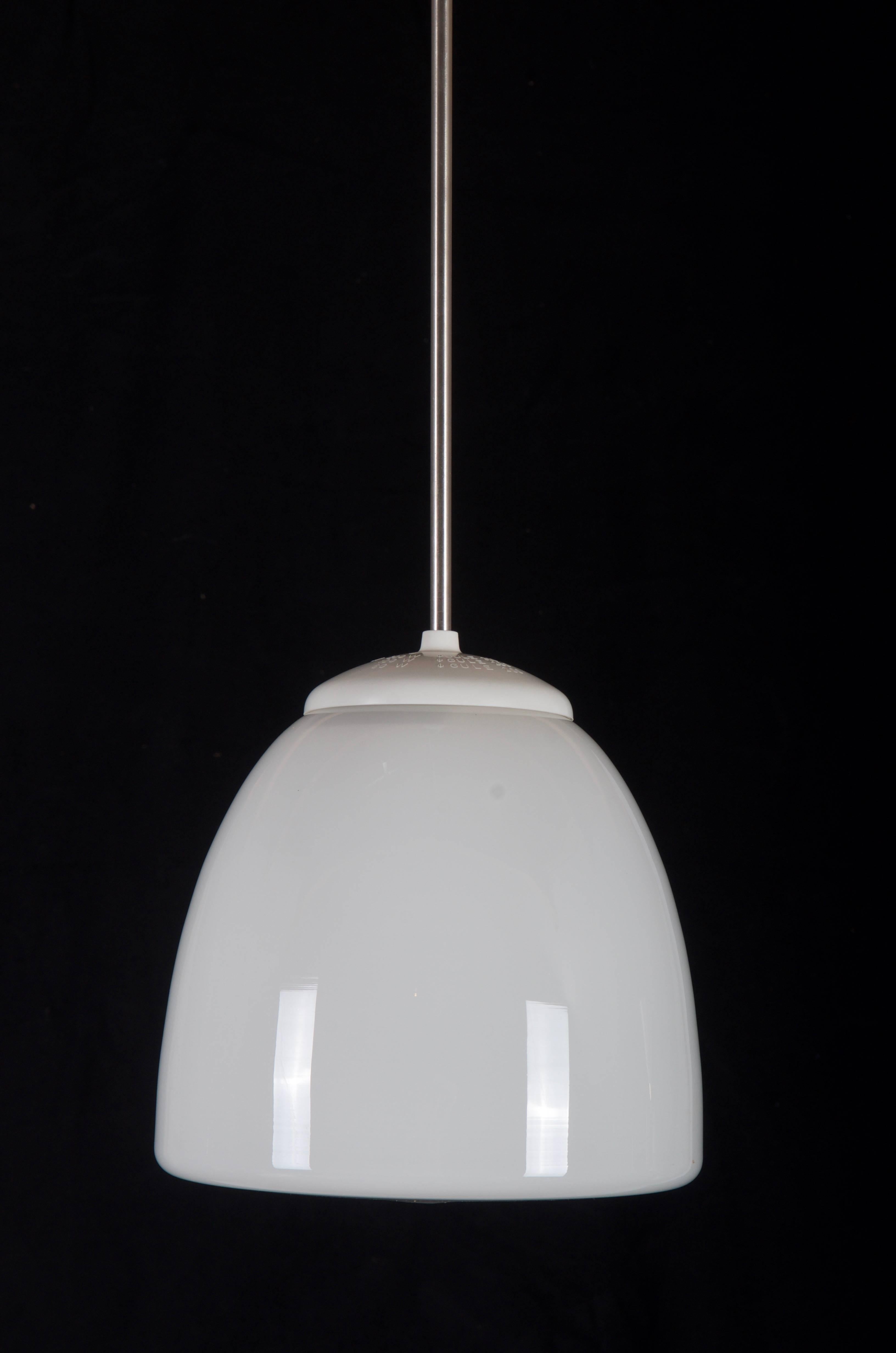 Mid-Century Modern Opaline Pendant For Sale