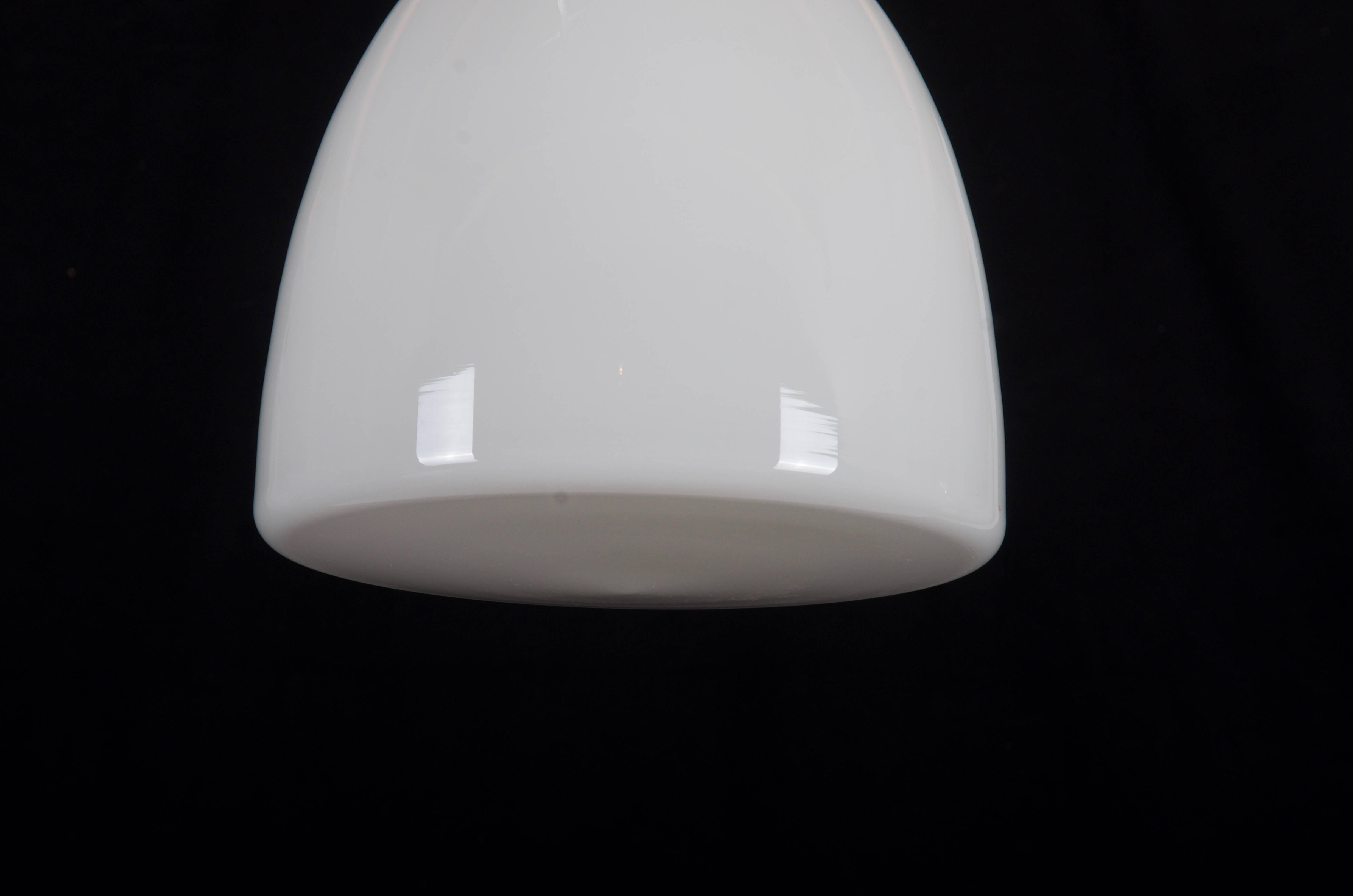 Steel Opaline Pendant For Sale