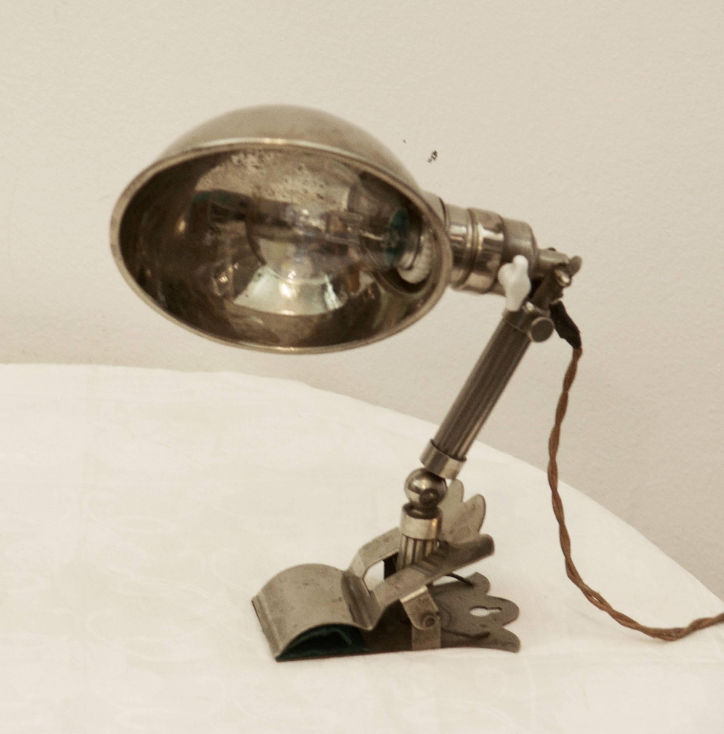 brass clamp lamp