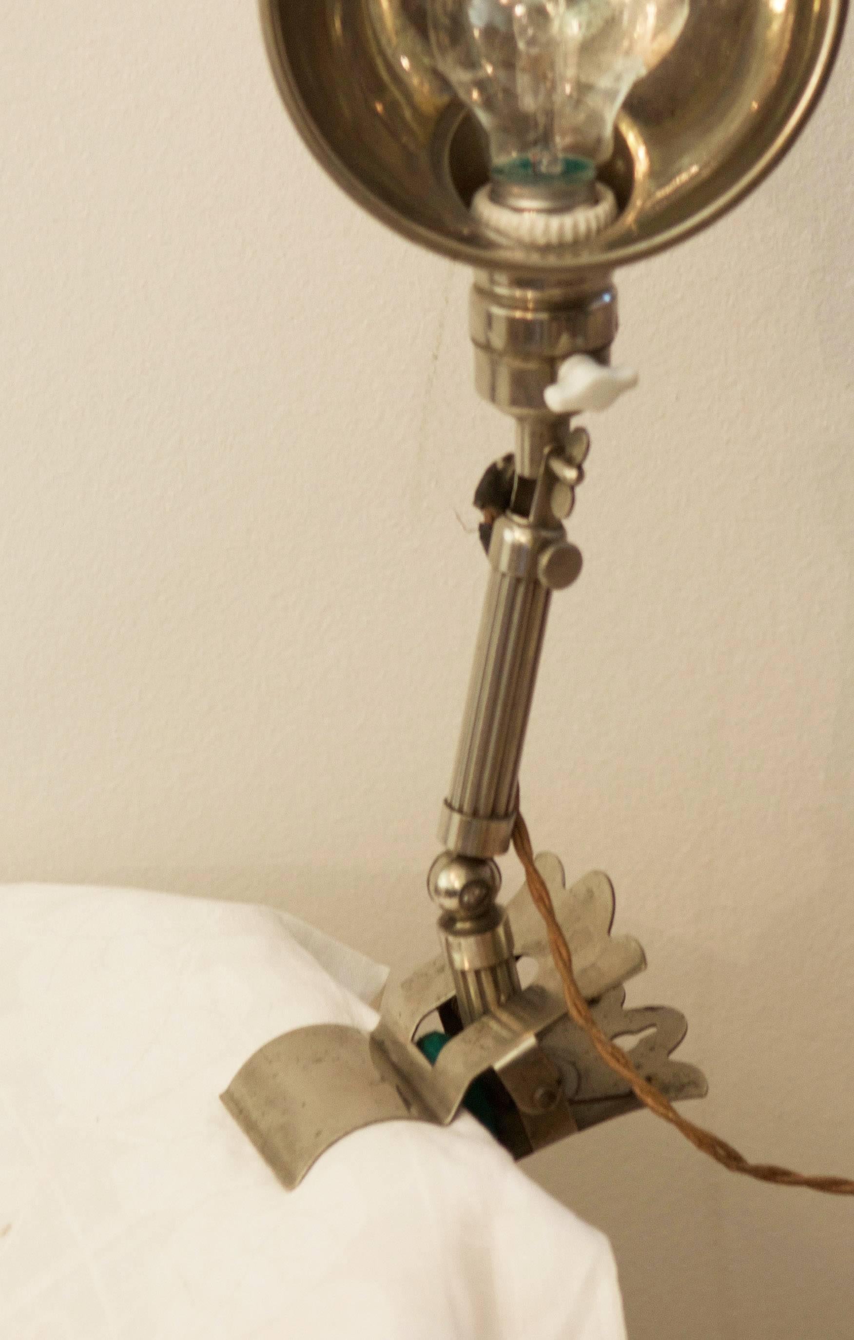 clamp lamp vintage