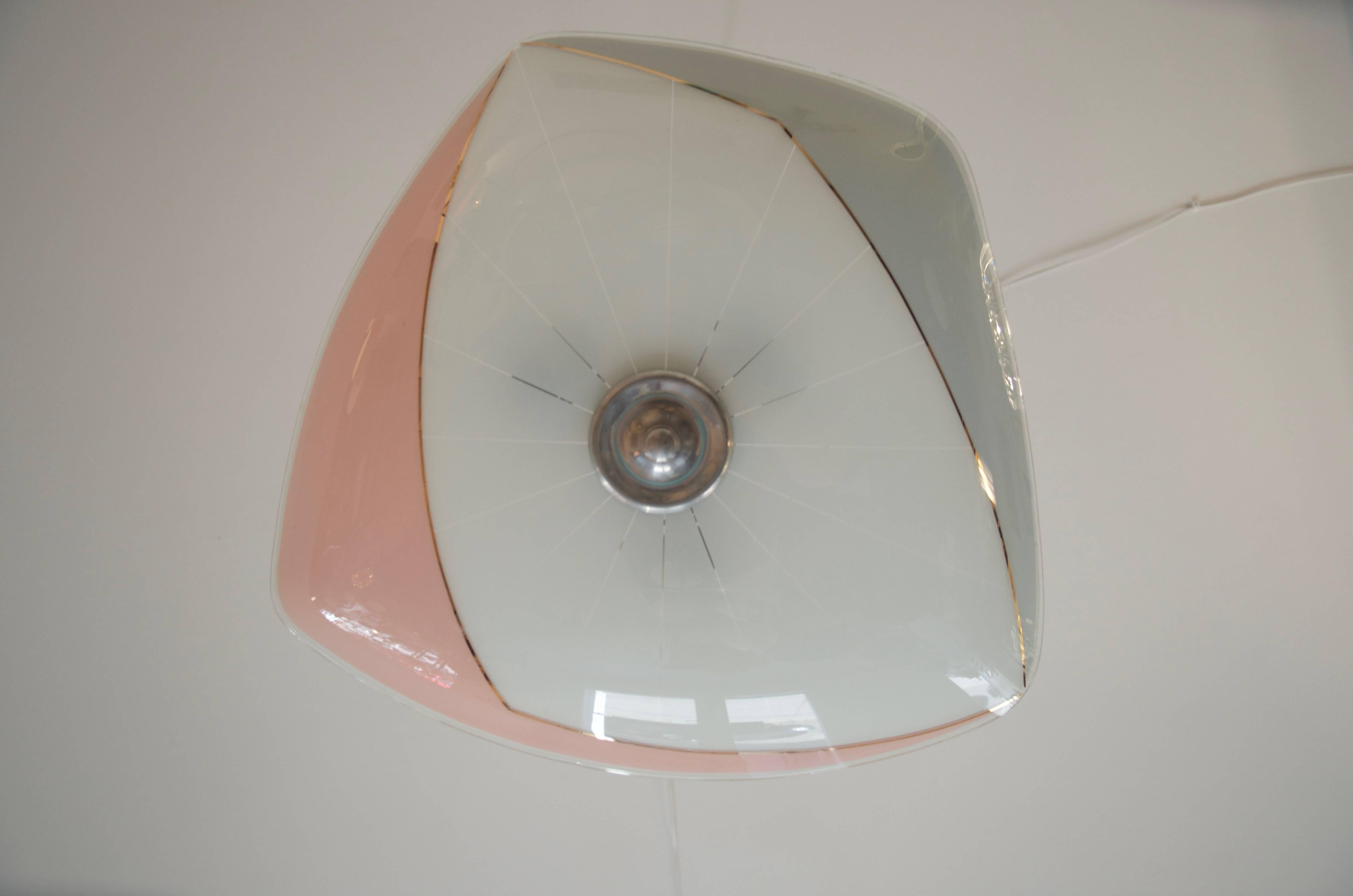 Lampe à suspension tchèque du milieu du siècle dernier pour l'Exposition universelle de Bruxelles, 1958 en vente 2