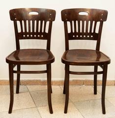 Thonet Sider Chairs Attributed to Marcel Kammerer