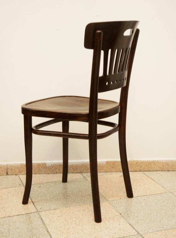 Austrian Thonet Sider Chairs Attributed to Marcel Kammerer For Sale