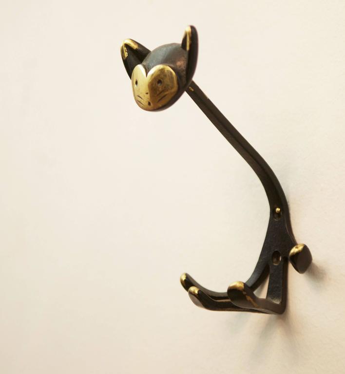 Cat Wall Hook by Walter Bosse For Sale at 1stDibs cat wall hooks