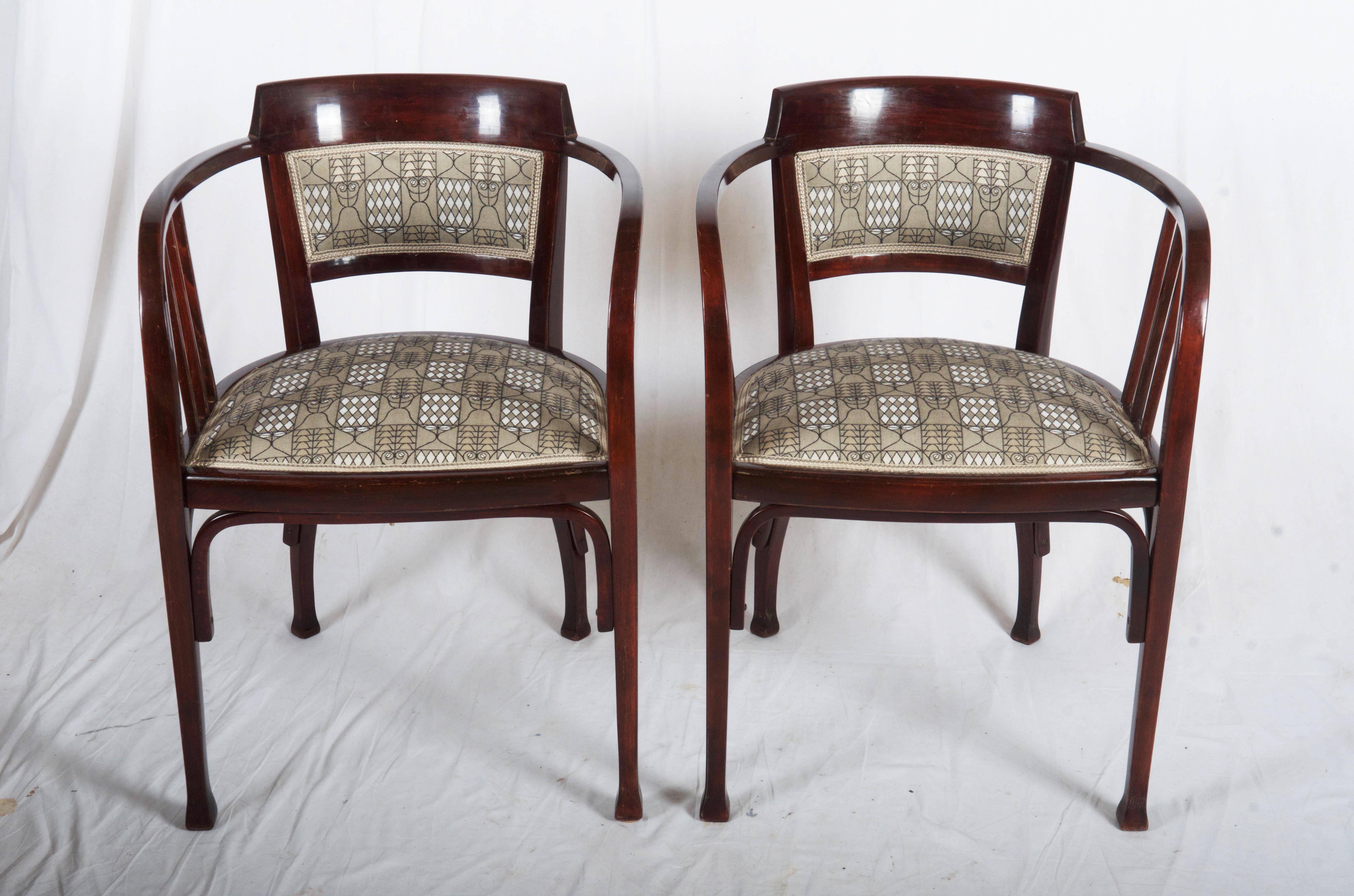 Autrichien Fauteuils Thonet d'Otto Wagner en vente