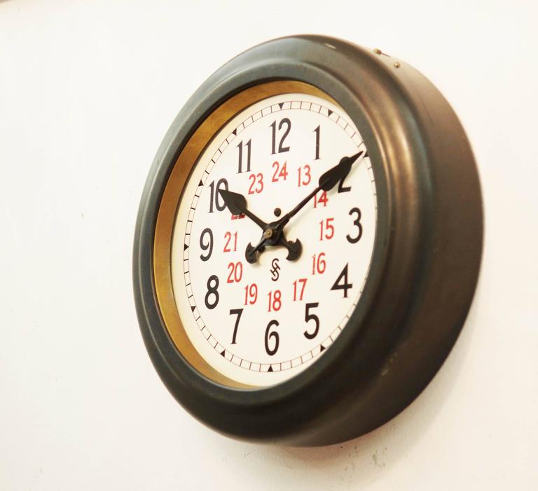 Siemens Halske Bauhaus Factory or Wall Clock at 1stDibs