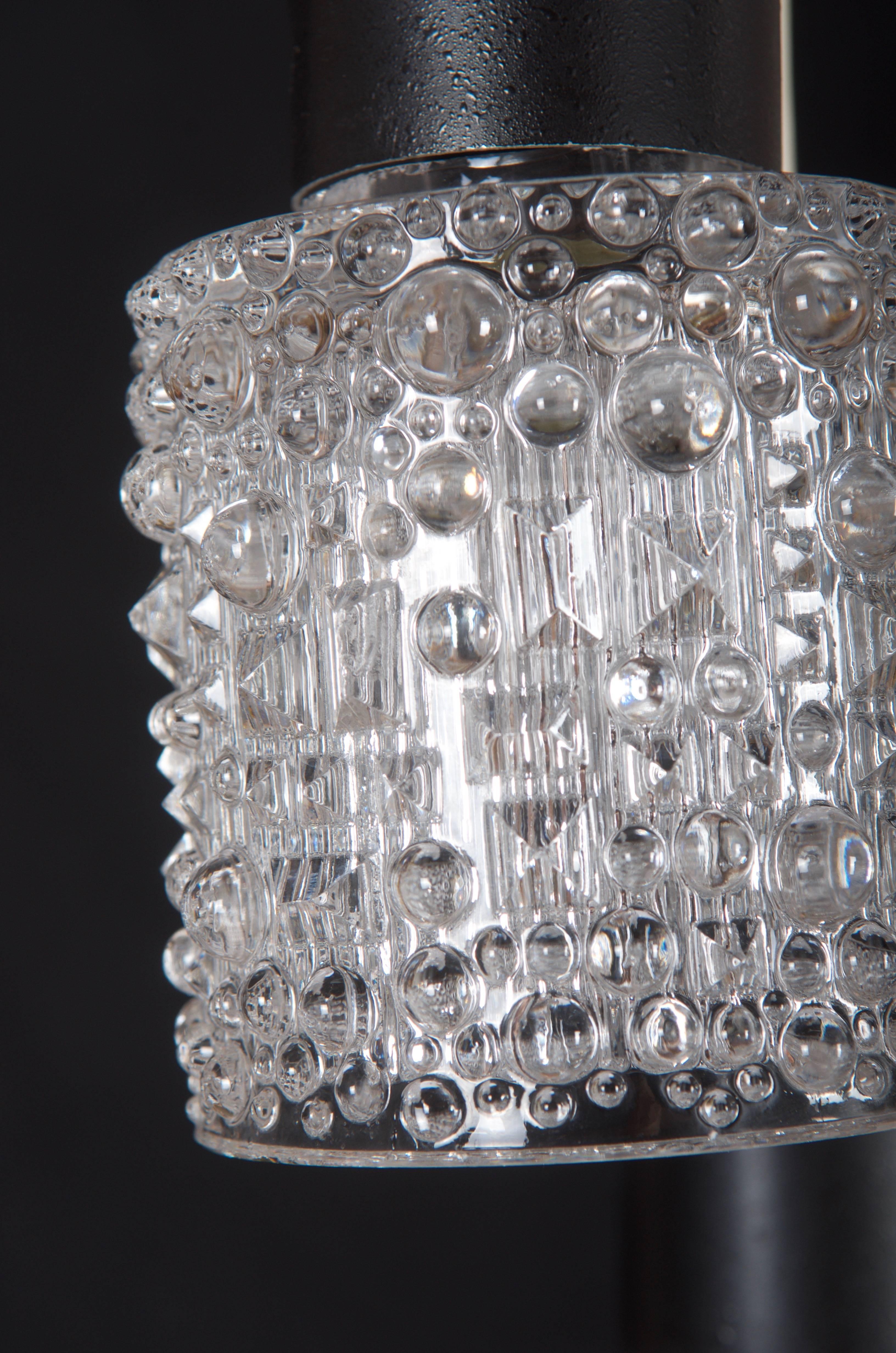 Lampada da soffitto a cascata di metà secolo in vendita 2