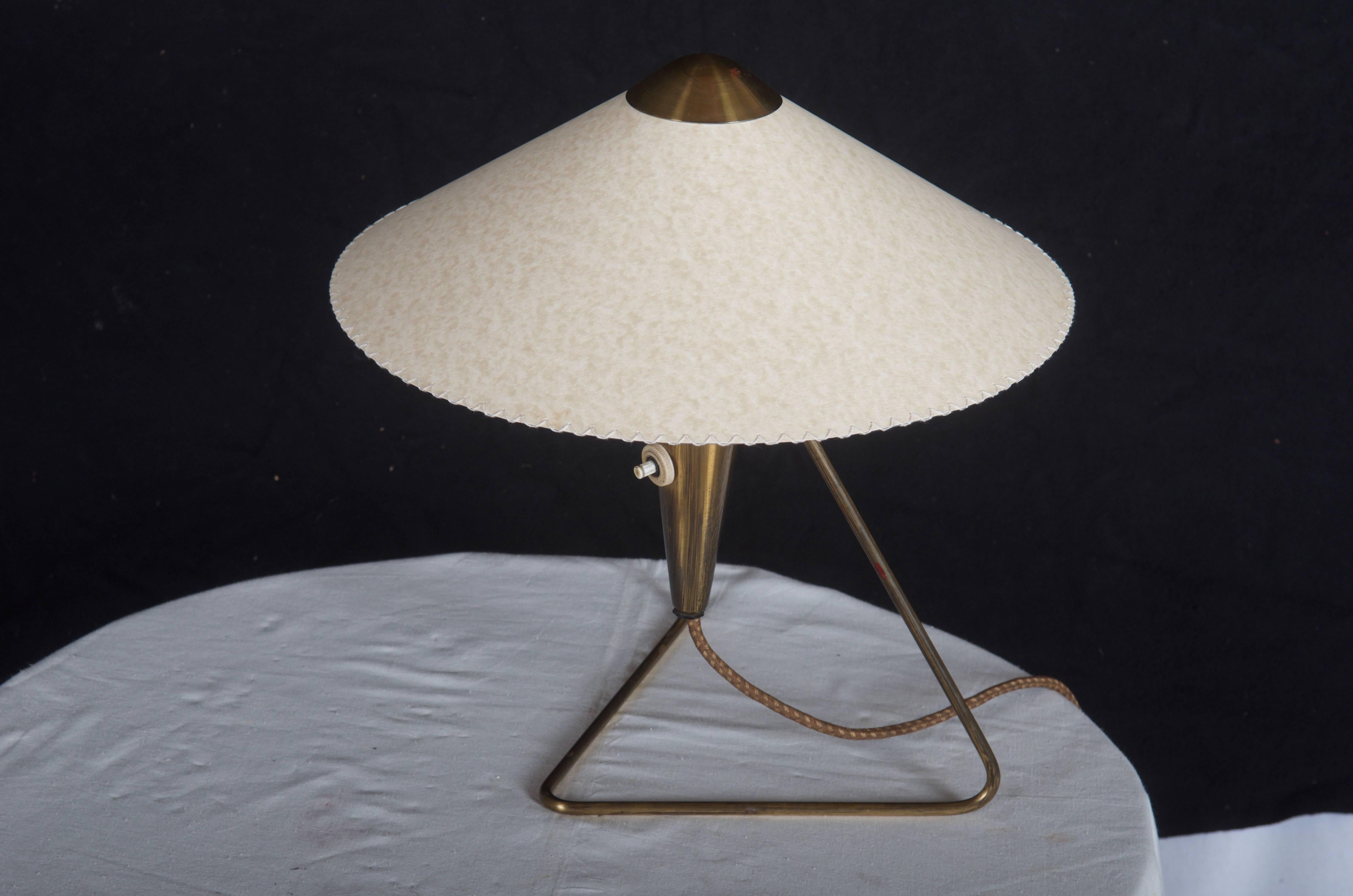 Mid-Century Modern Czech Modernist Desk Lamp by Helena Frantova for Okolo For Sale