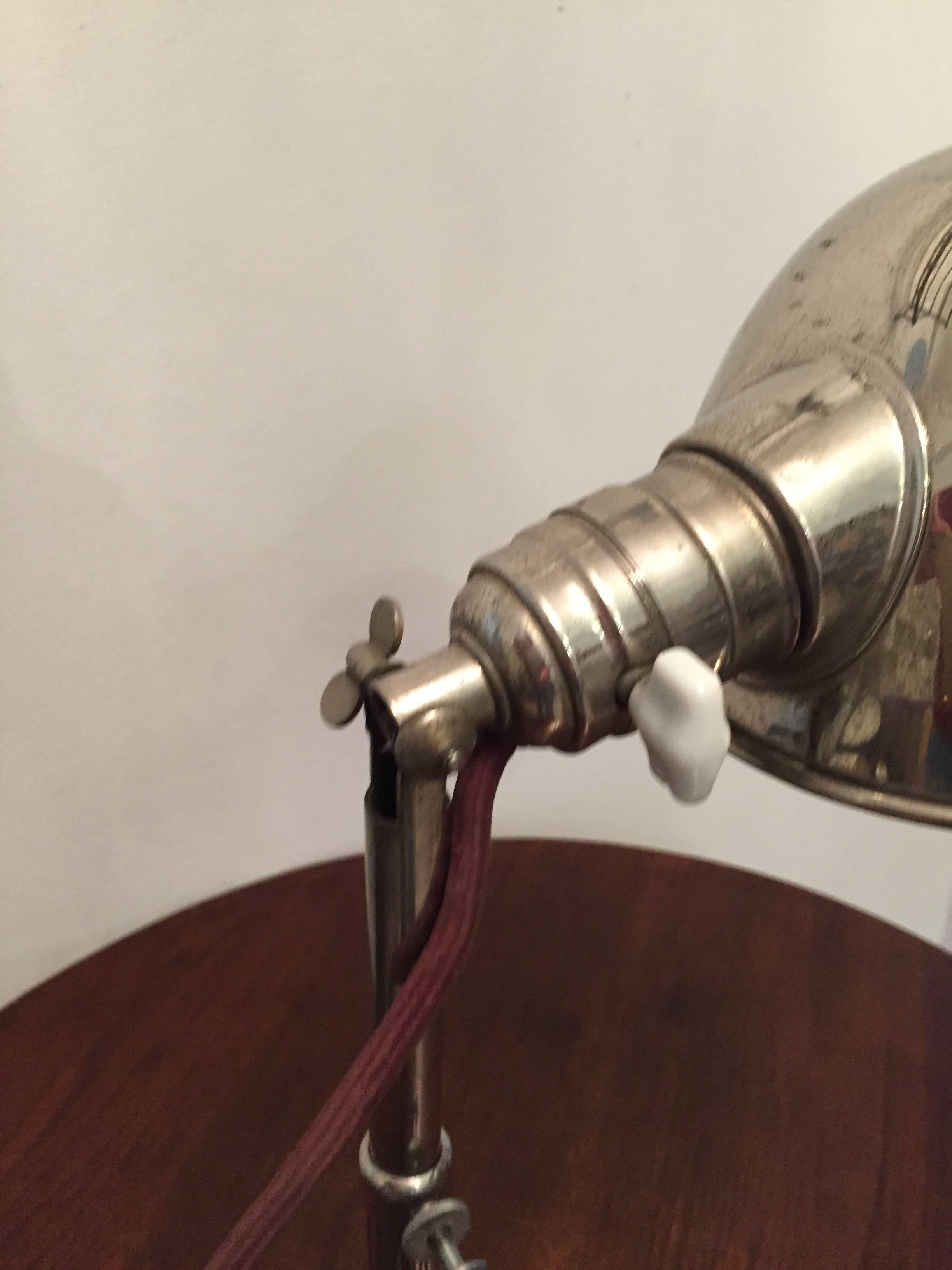 Art Deco Table, Wall, Clamp Lamp by Hala In Good Condition For Sale In Vienna, AT