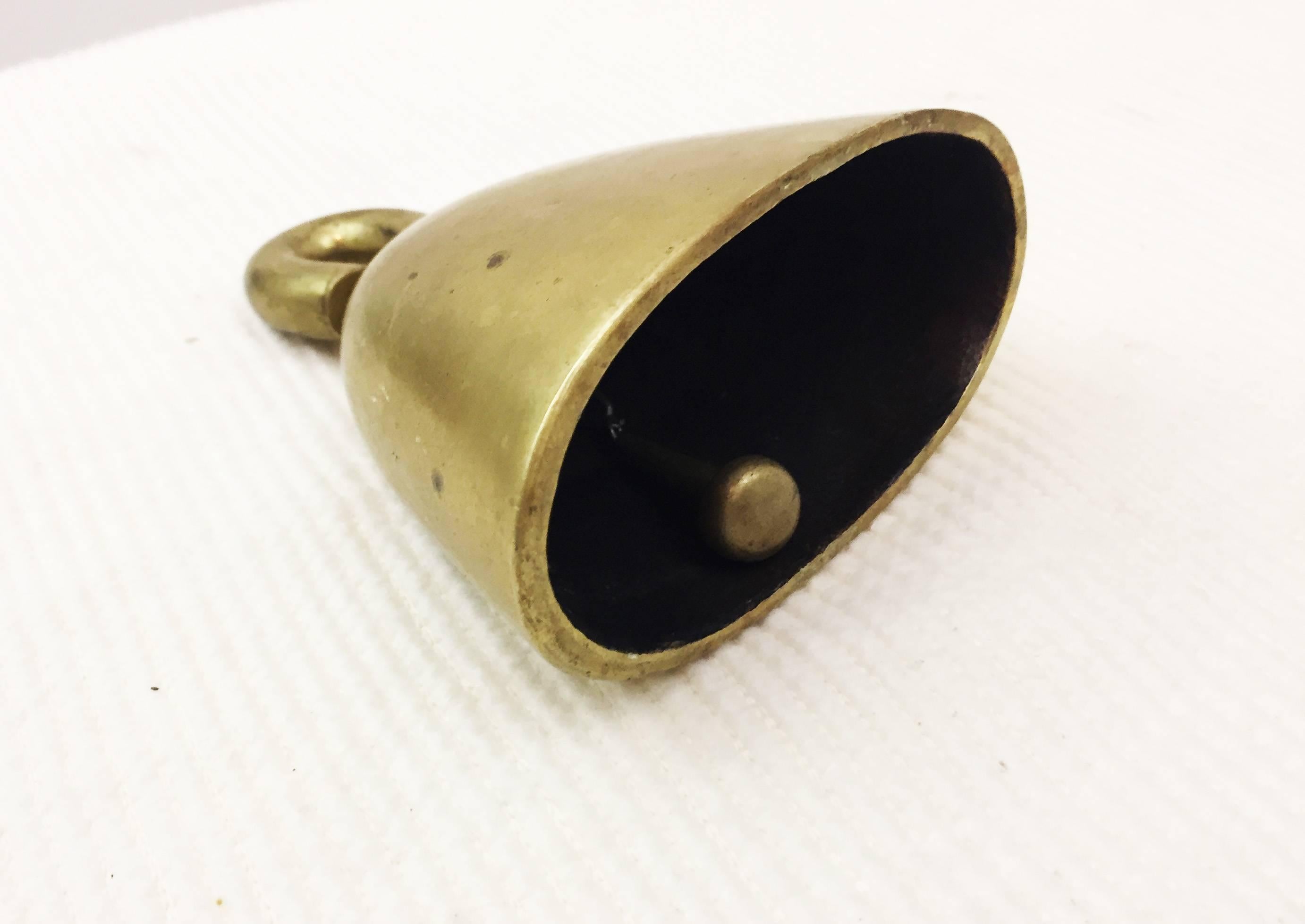 Carl Auböck's brass bell made in Austria in the 1950s.